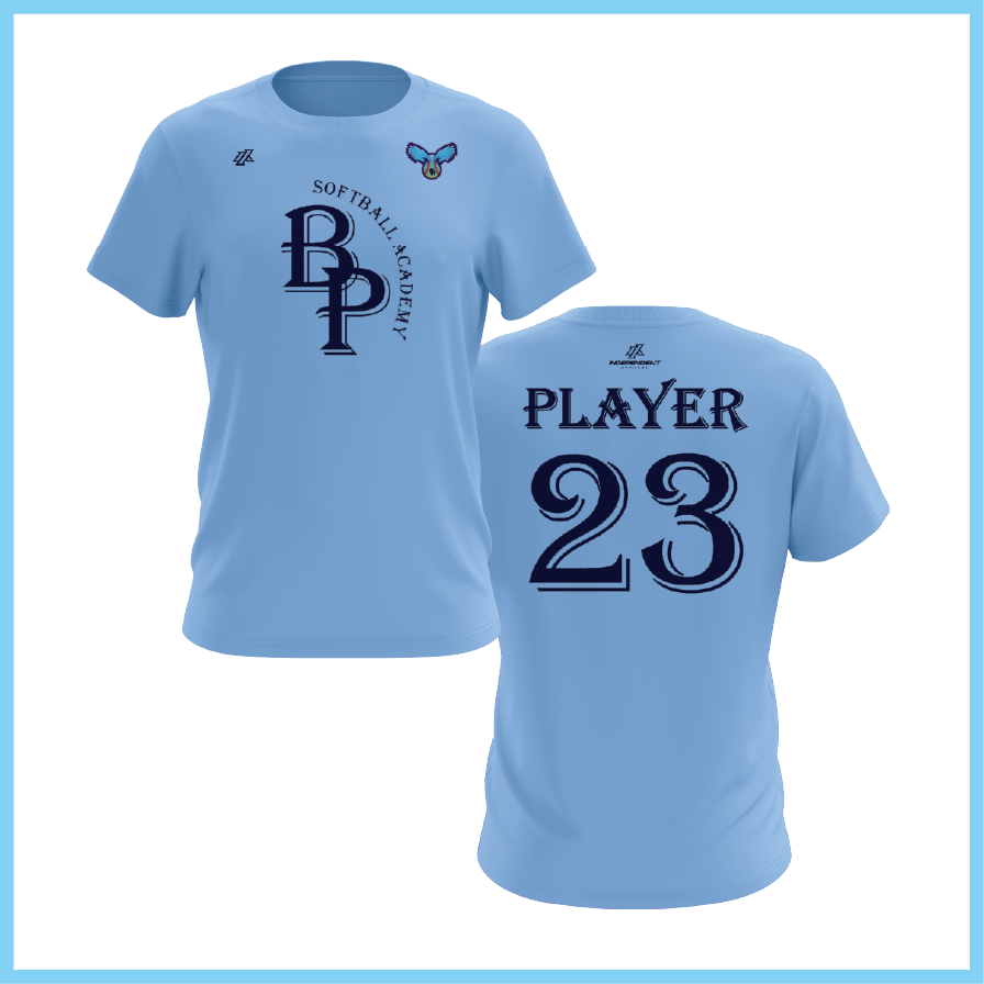 BP Softball Academy Logo Short Sleeve Shirt - Owls