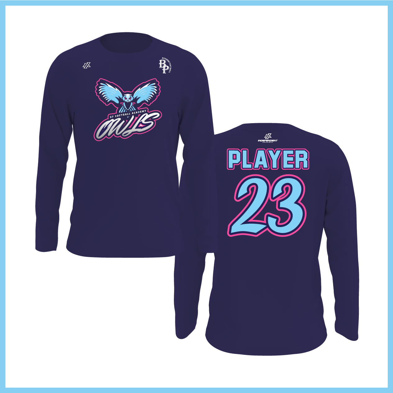 BP Owls Logo Long Sleeve Shirt