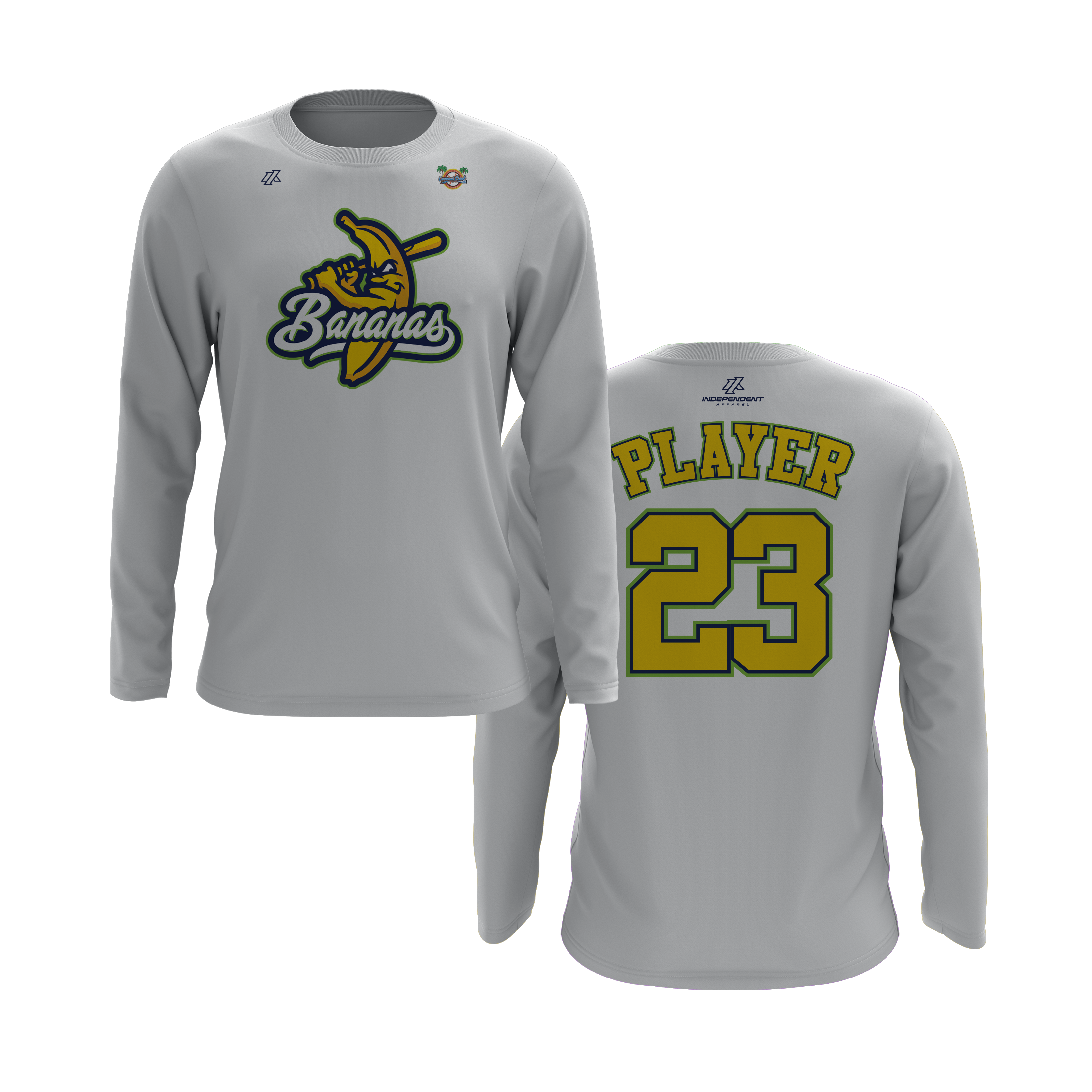 CCLL Bananas Mascot Long Sleeve Shirt