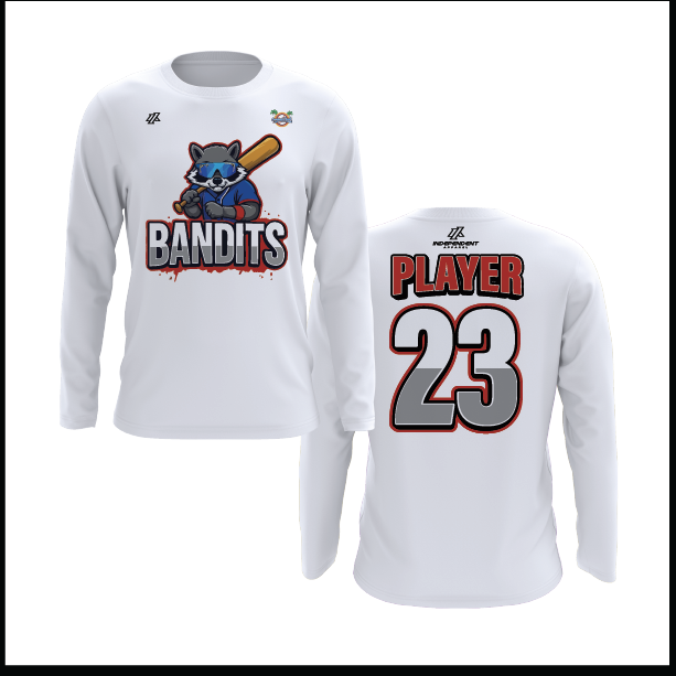 CCLL Bandits Logo Long Sleeve Shirt