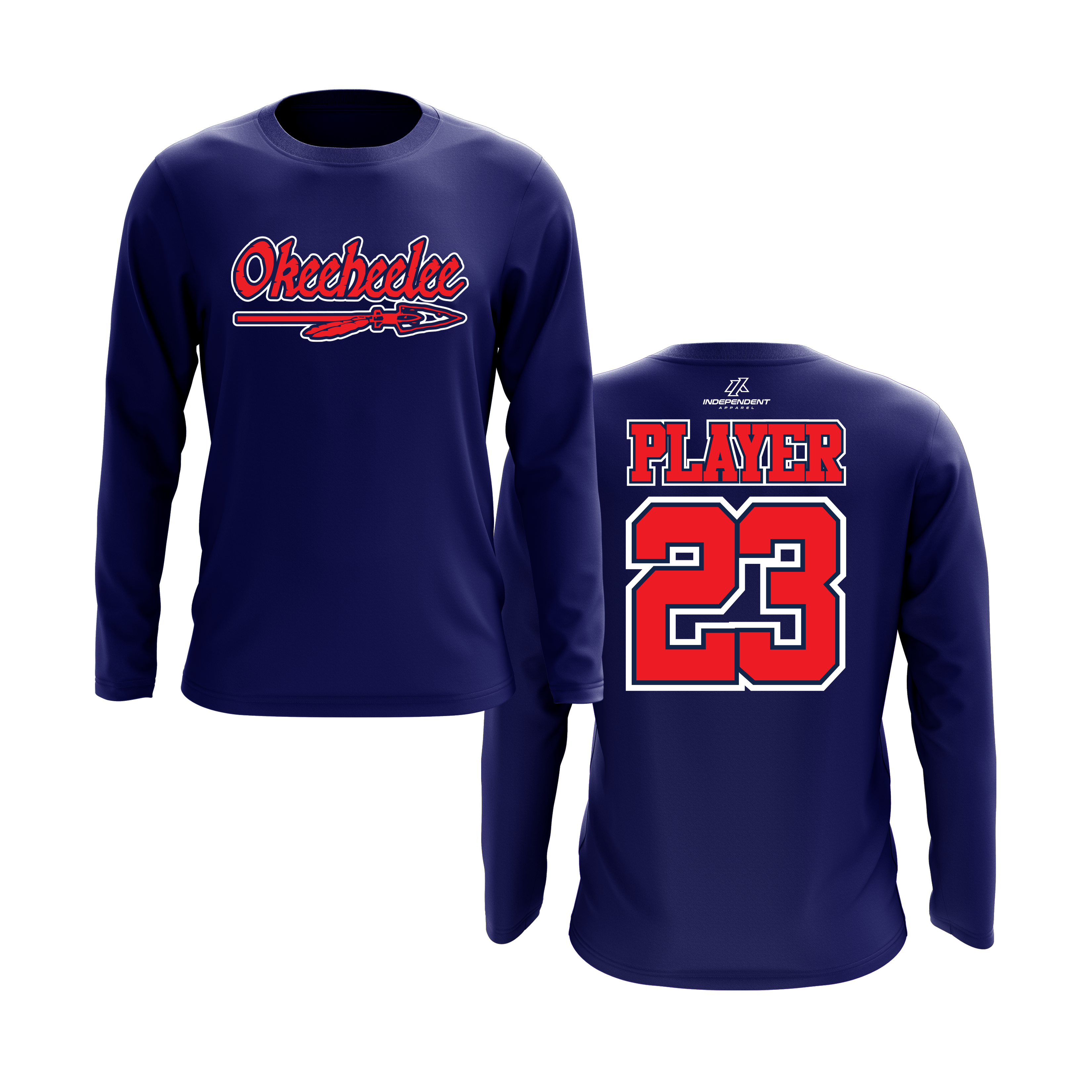 Okeeheelee Logo Long Sleeve Shirt - DTF Transfer