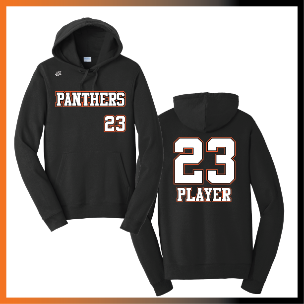 Olegario 7U Panthers Block Logo Cotton/Poly Blend Sweatshirt Hoodie
