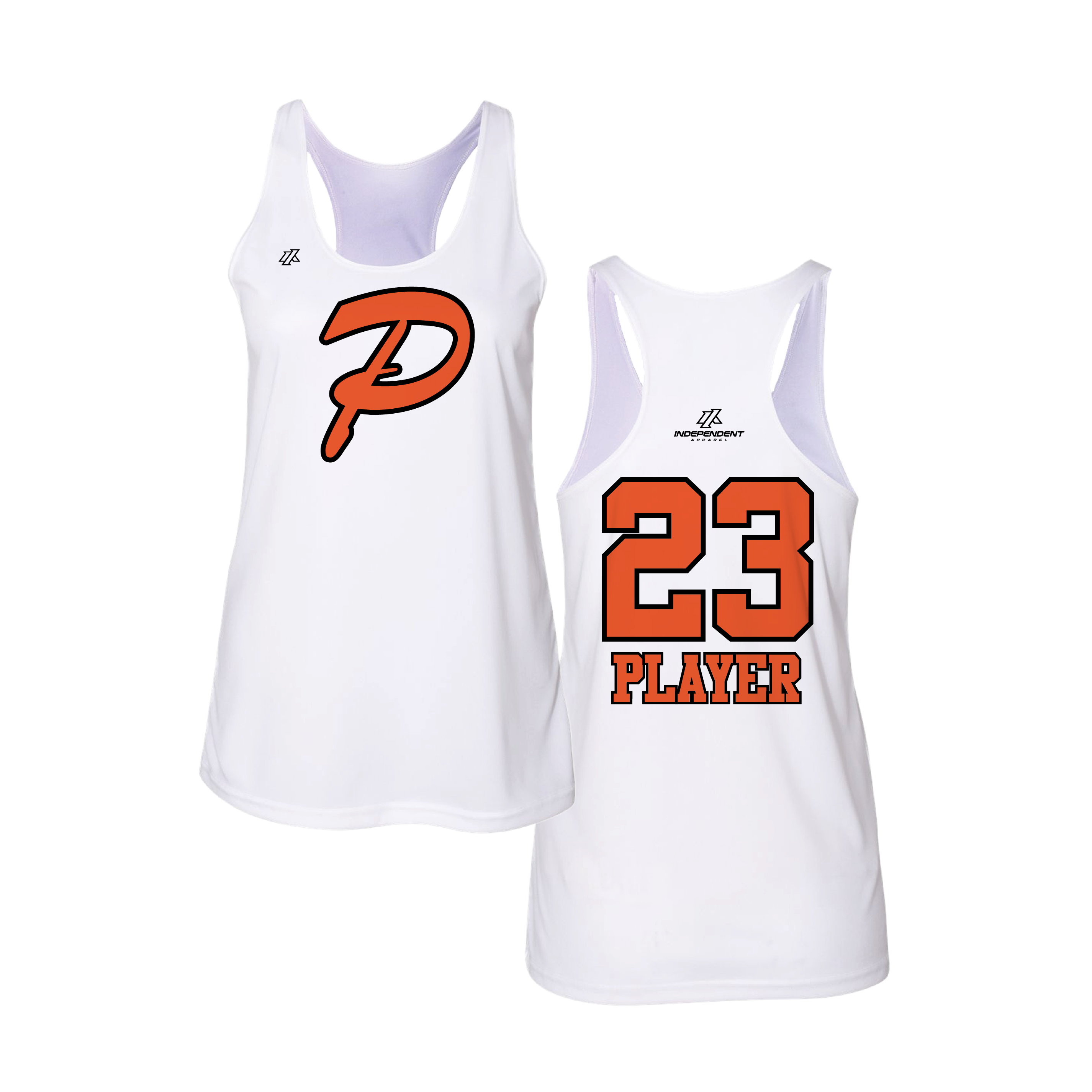 Dolman 10U P Script Logo Women's Tank Top
