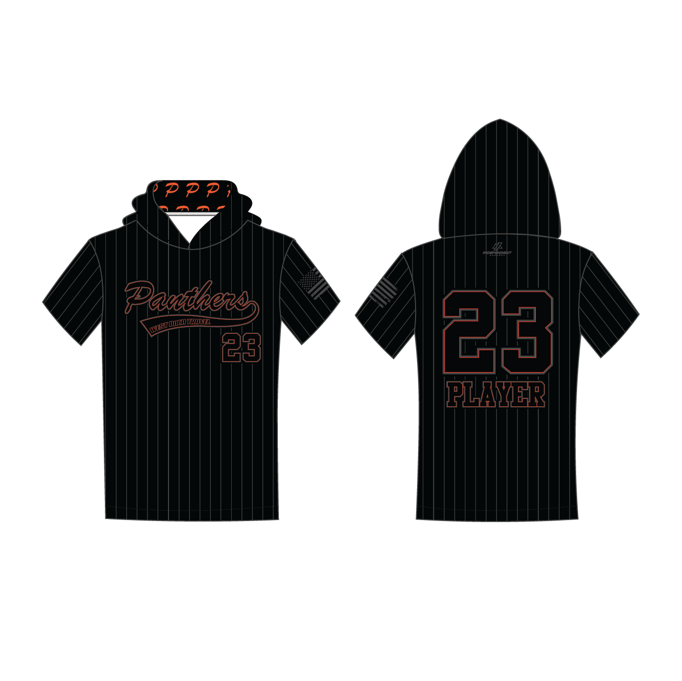 Swisher 8u Custom Short Sleeve Lightweight Hoodie