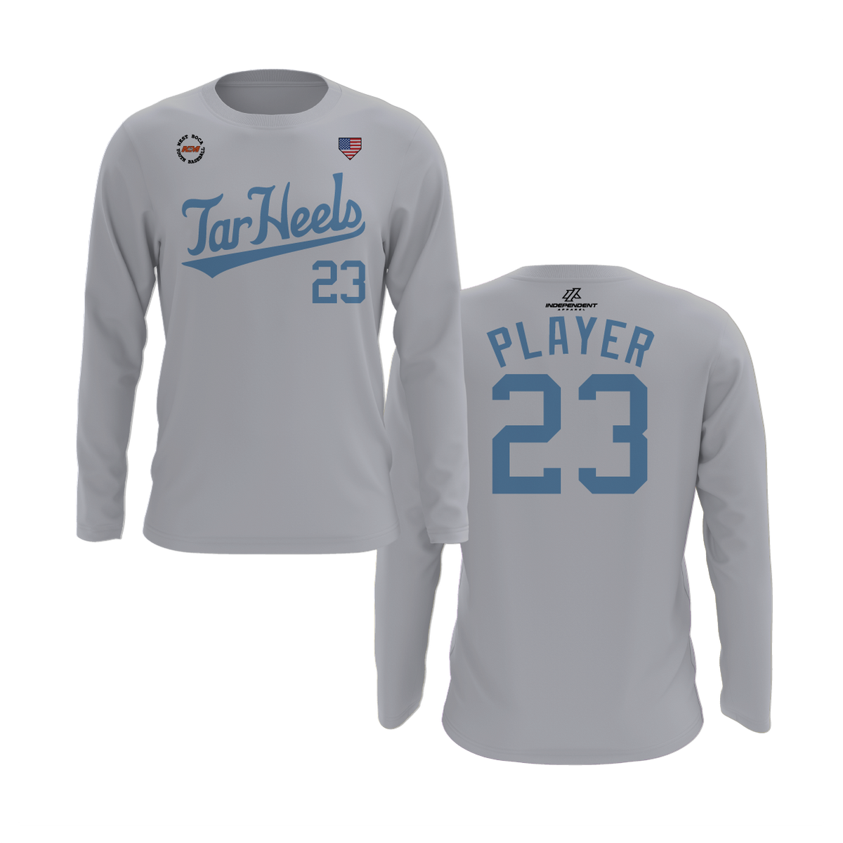 WBYB Fall ‘26 Tar Heels Long Sleeve Shirt