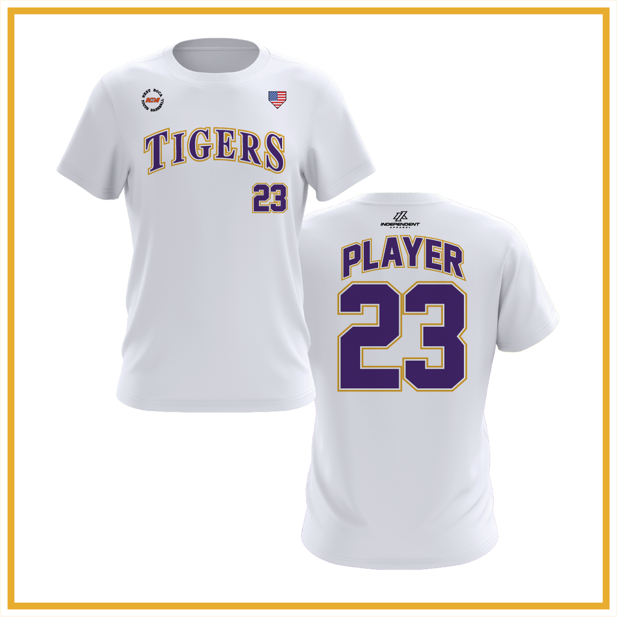 WBYB Fall ‘26 Tigers Short Sleeve Shirt