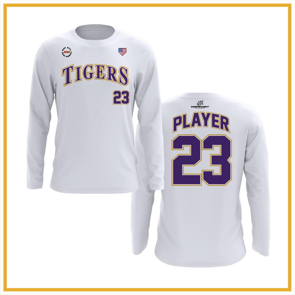 WBYB Fall ‘26 Tigers Long Sleeve Shirt