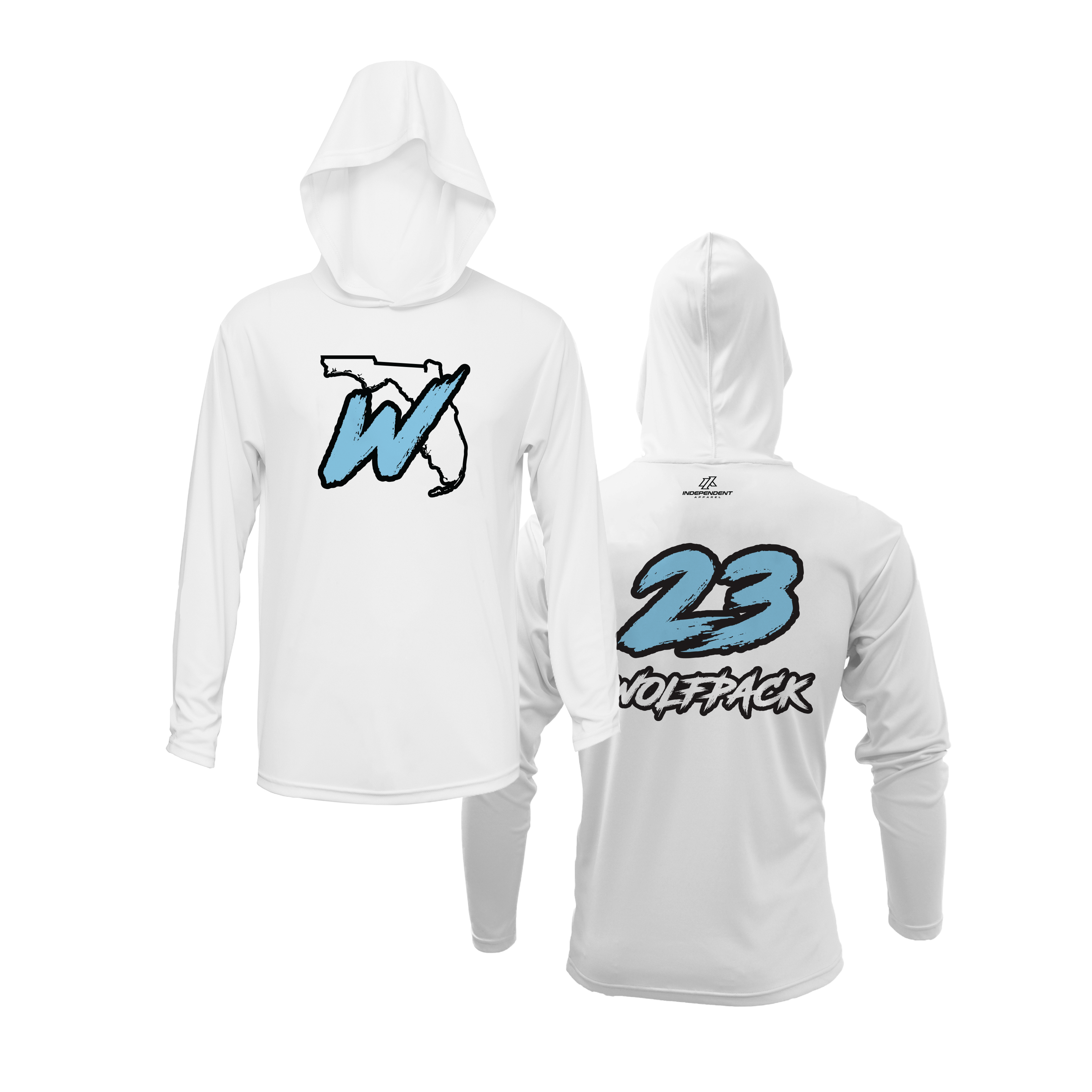 Wolfpack W Logo Lightweight Hoodie