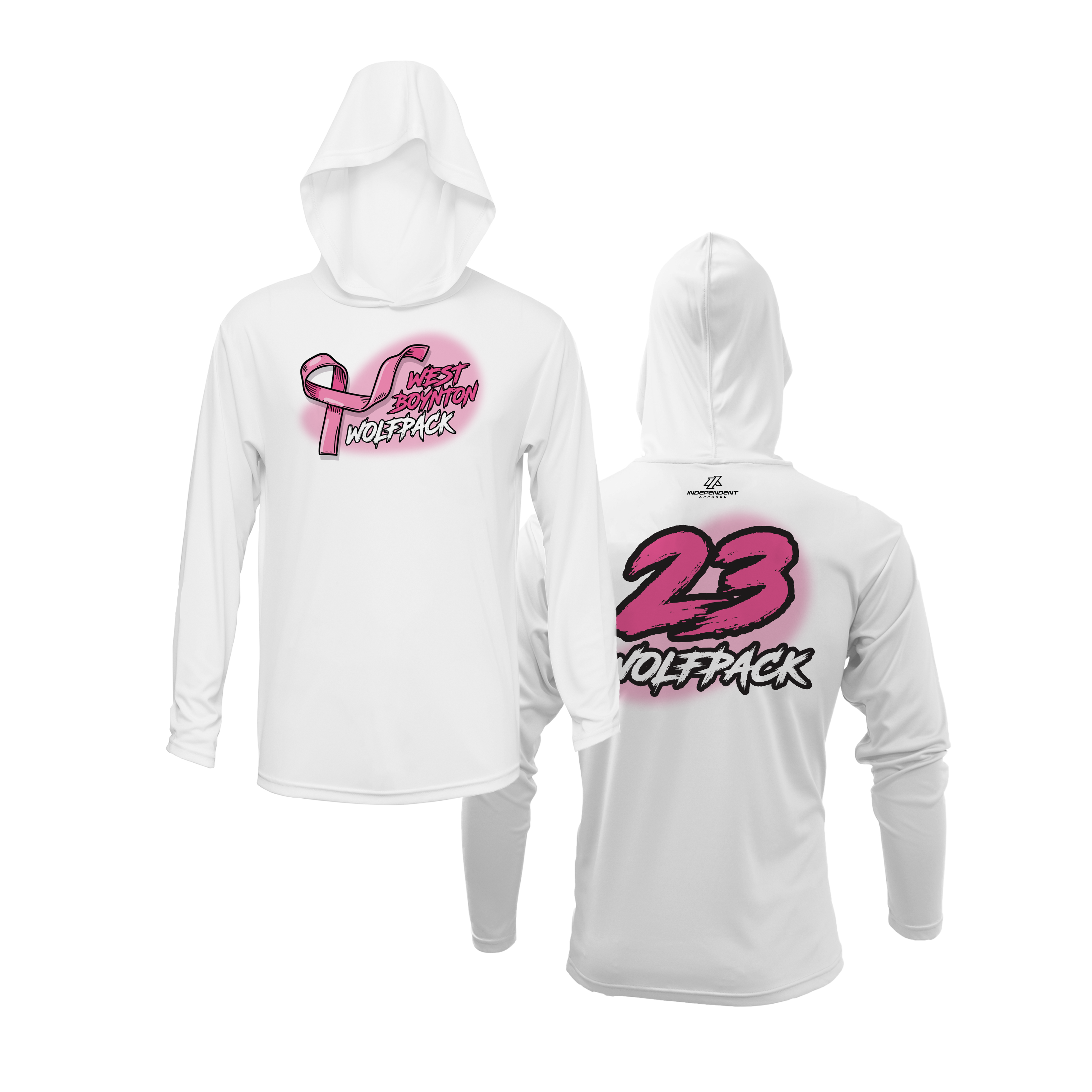 Wolfpack BCA Ribbon Logo Lightweight Hoodie