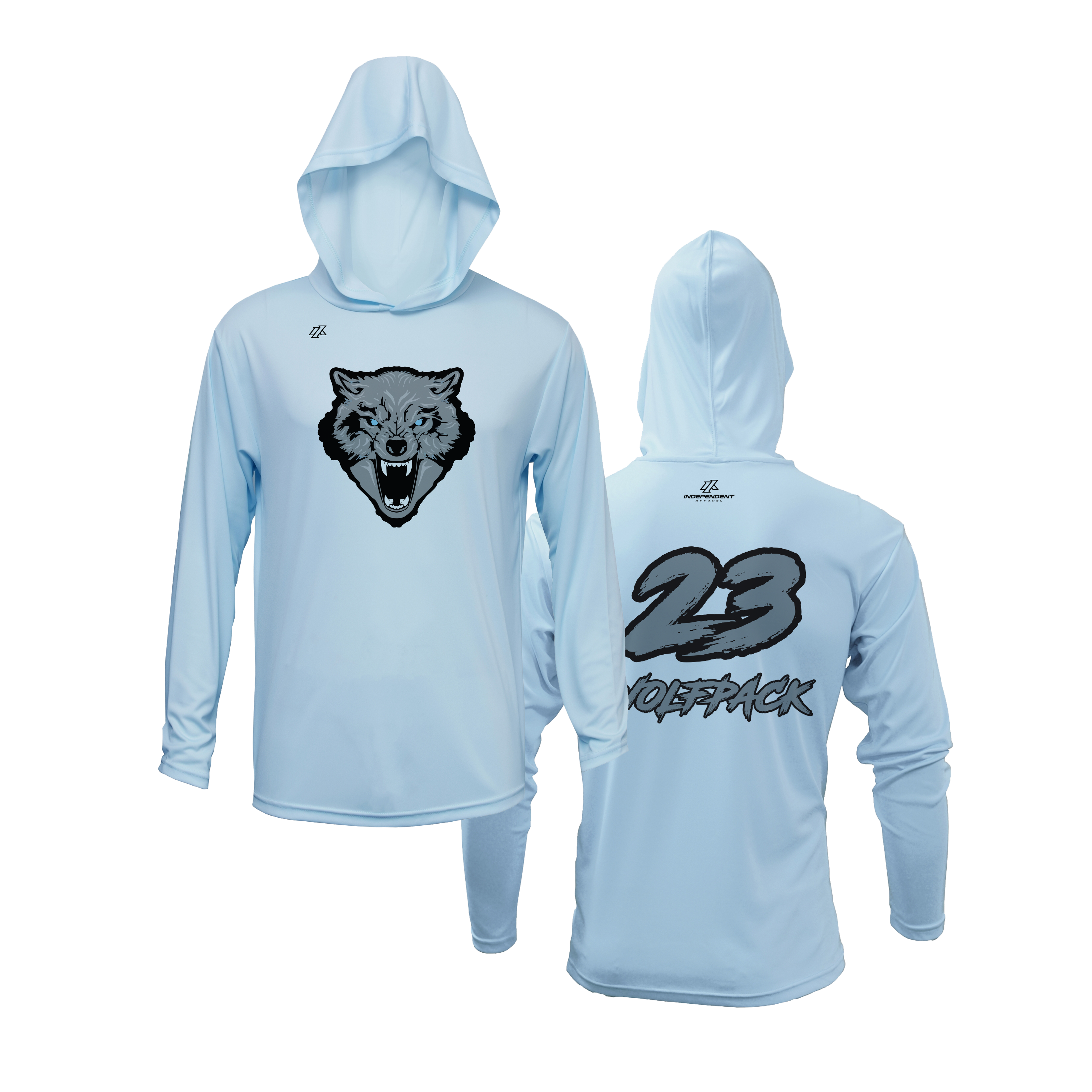 Wolfpack Wolf Logo Lightweight Hoodie
