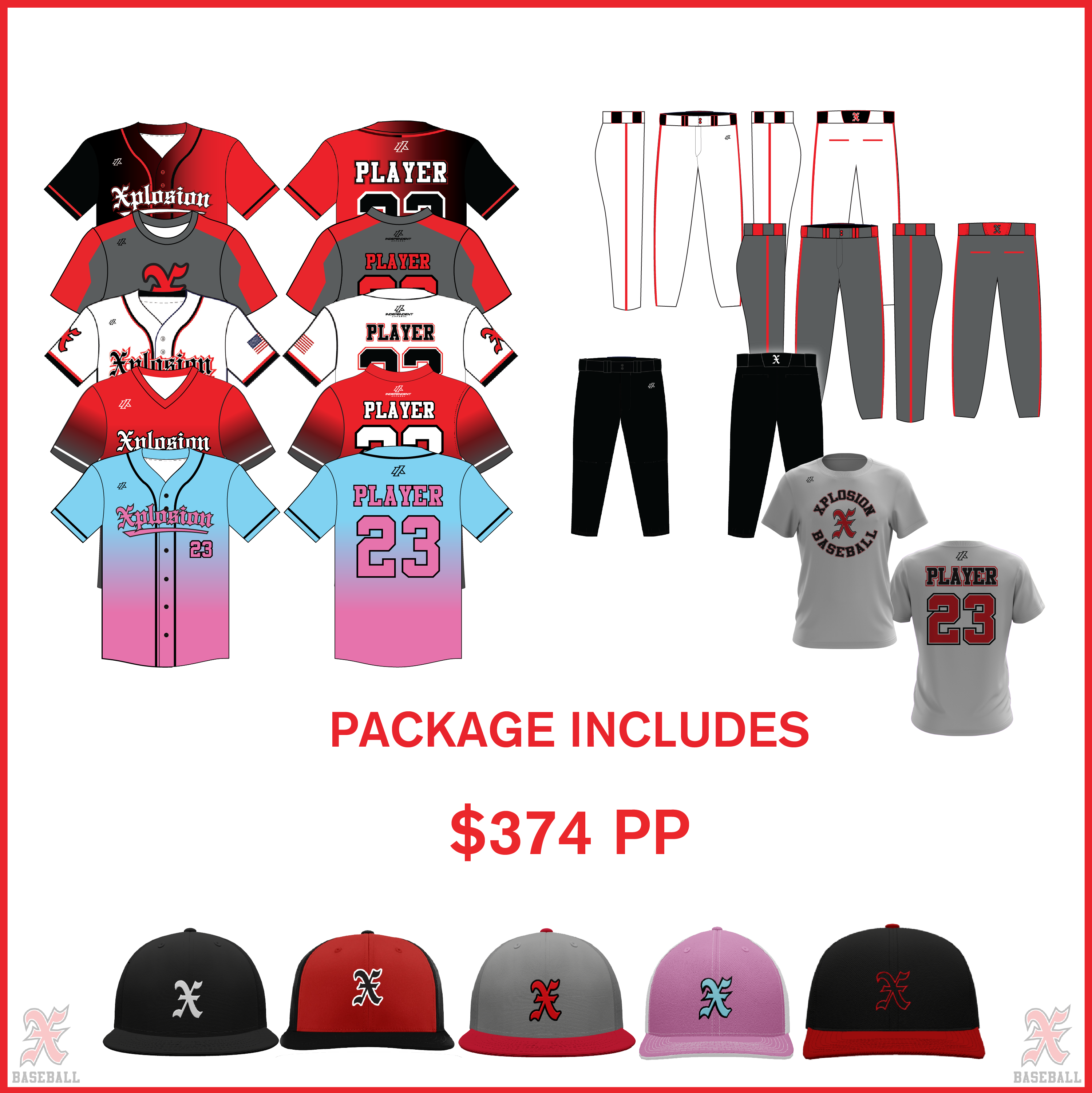 11U Full Player Package (ORDERS OPEN UNTIL JULY 23RD)