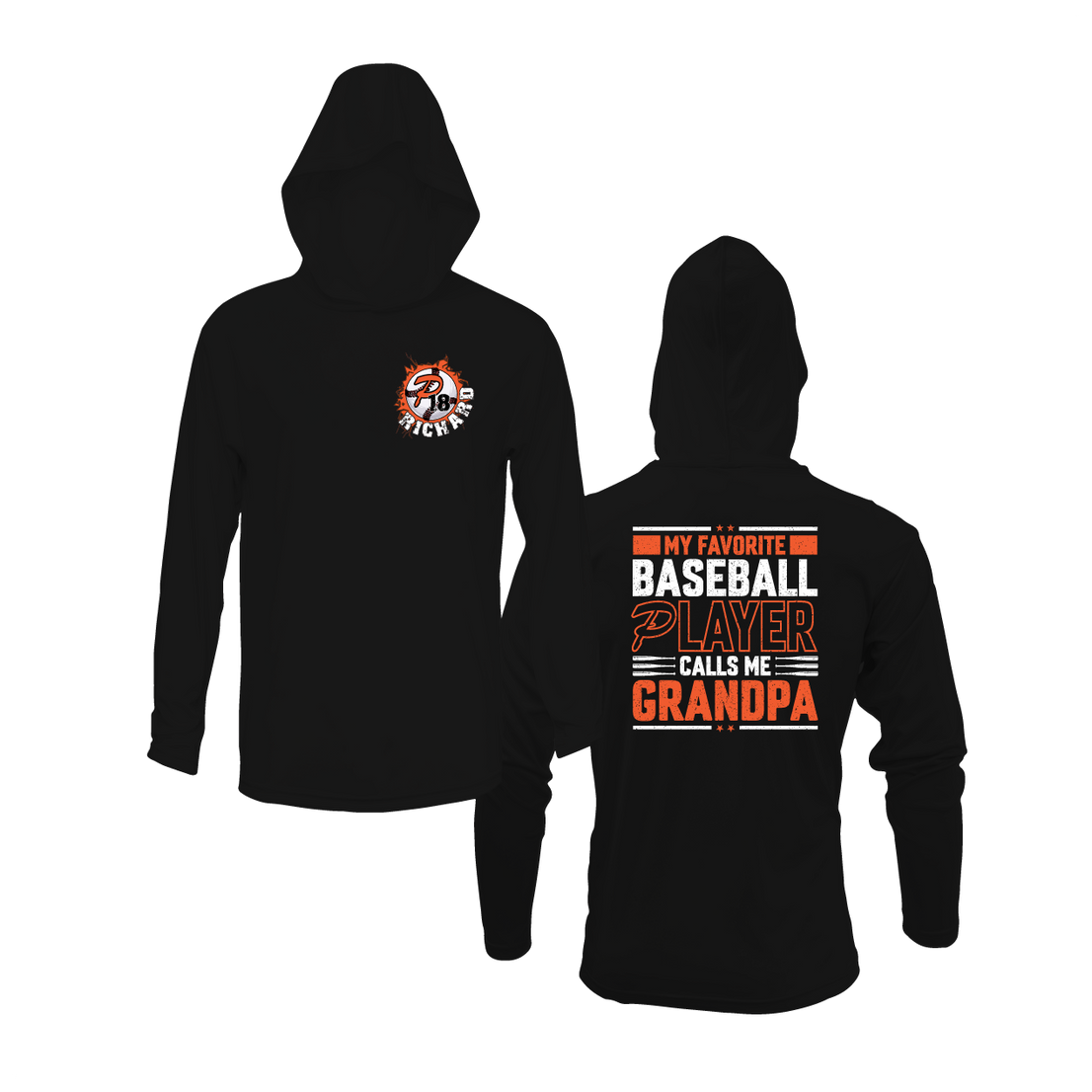 Duesler 11U Panthers “My Favorite Baseball Player Calls Me Grandpa” Lightweight Hoodie