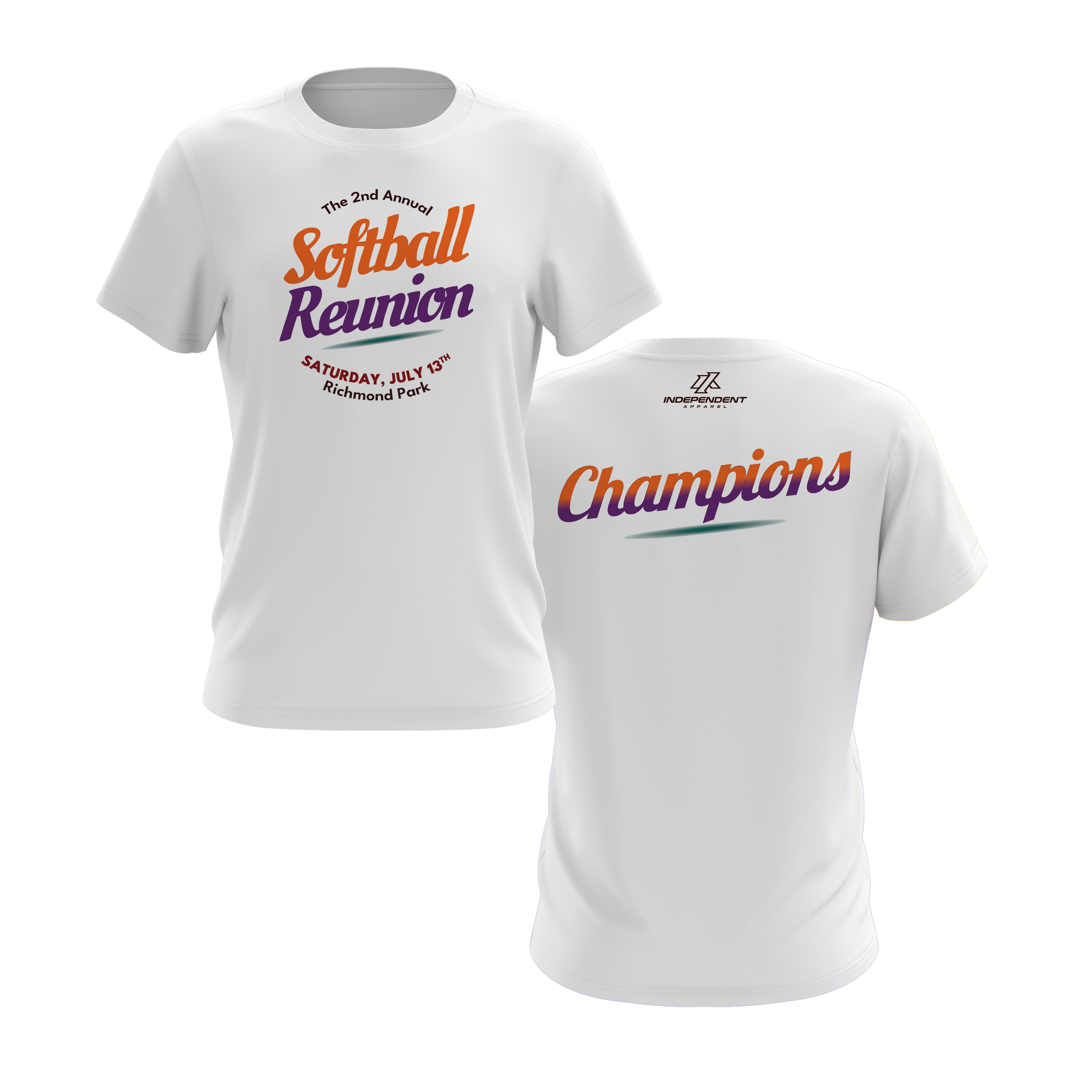 Softball Reunion Champion Shirt