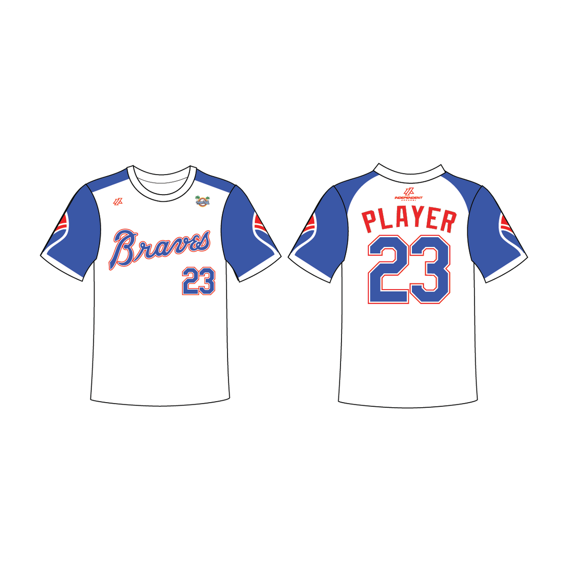 CCLL Braves Custom Jersey (3-4 WEEK TURNAROUND TIME)