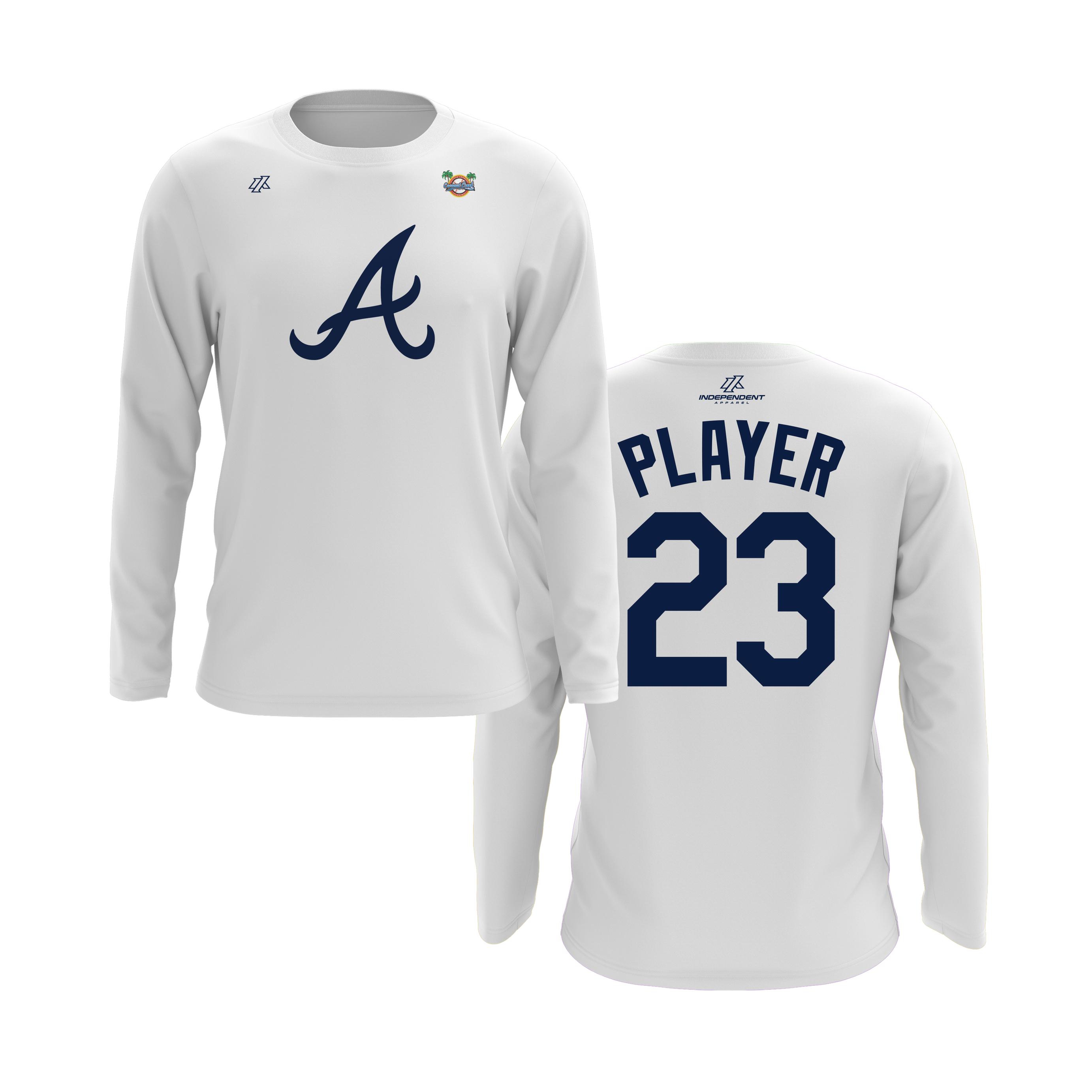 CCLL Braves A Logo Long Sleeve Shirt