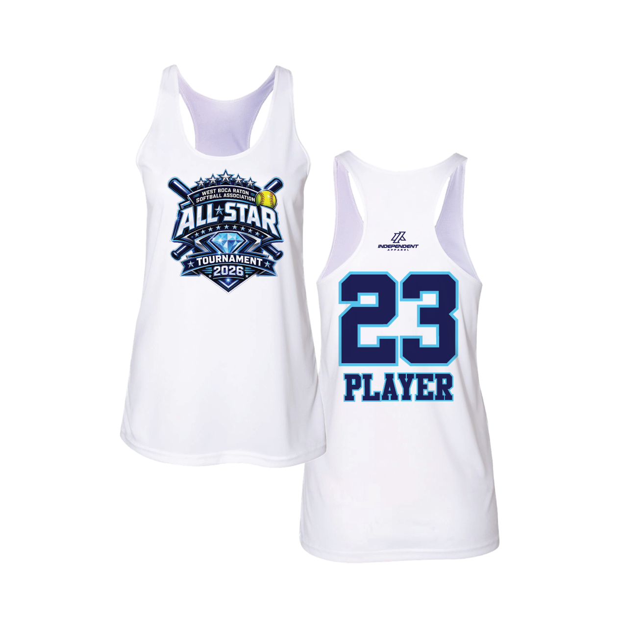 WBD All Stars Spring 2026 Women's White Tank Top