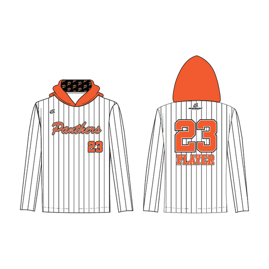 Maniglia 7U White Pinstripe Custom Lightweight Hoodie