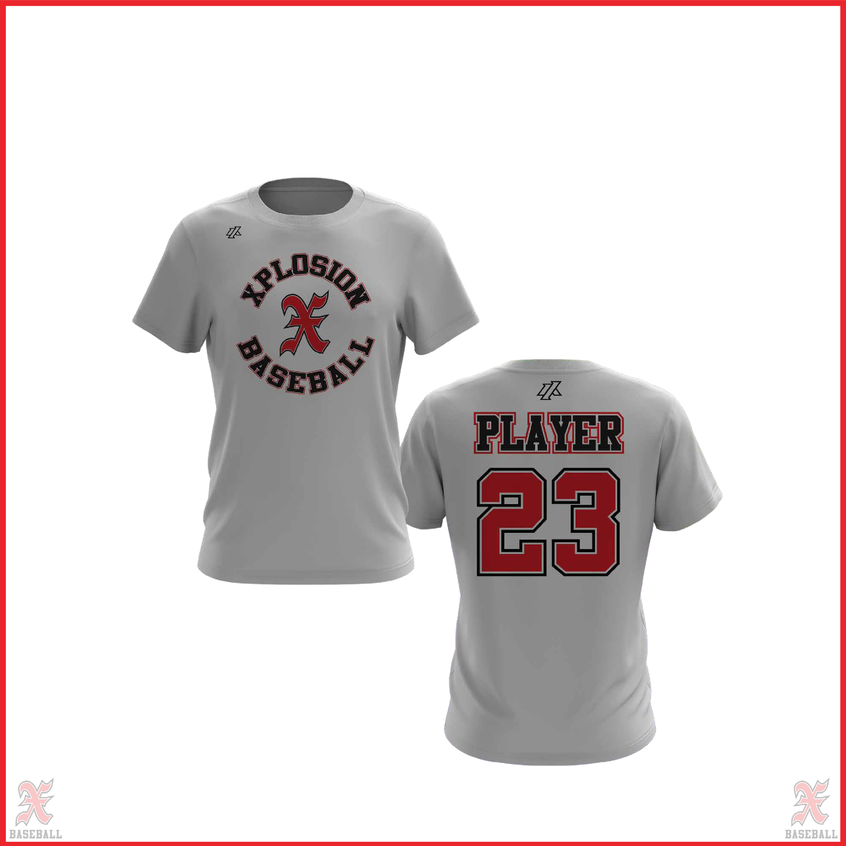 Buchko 9U Grey Practice Shirt