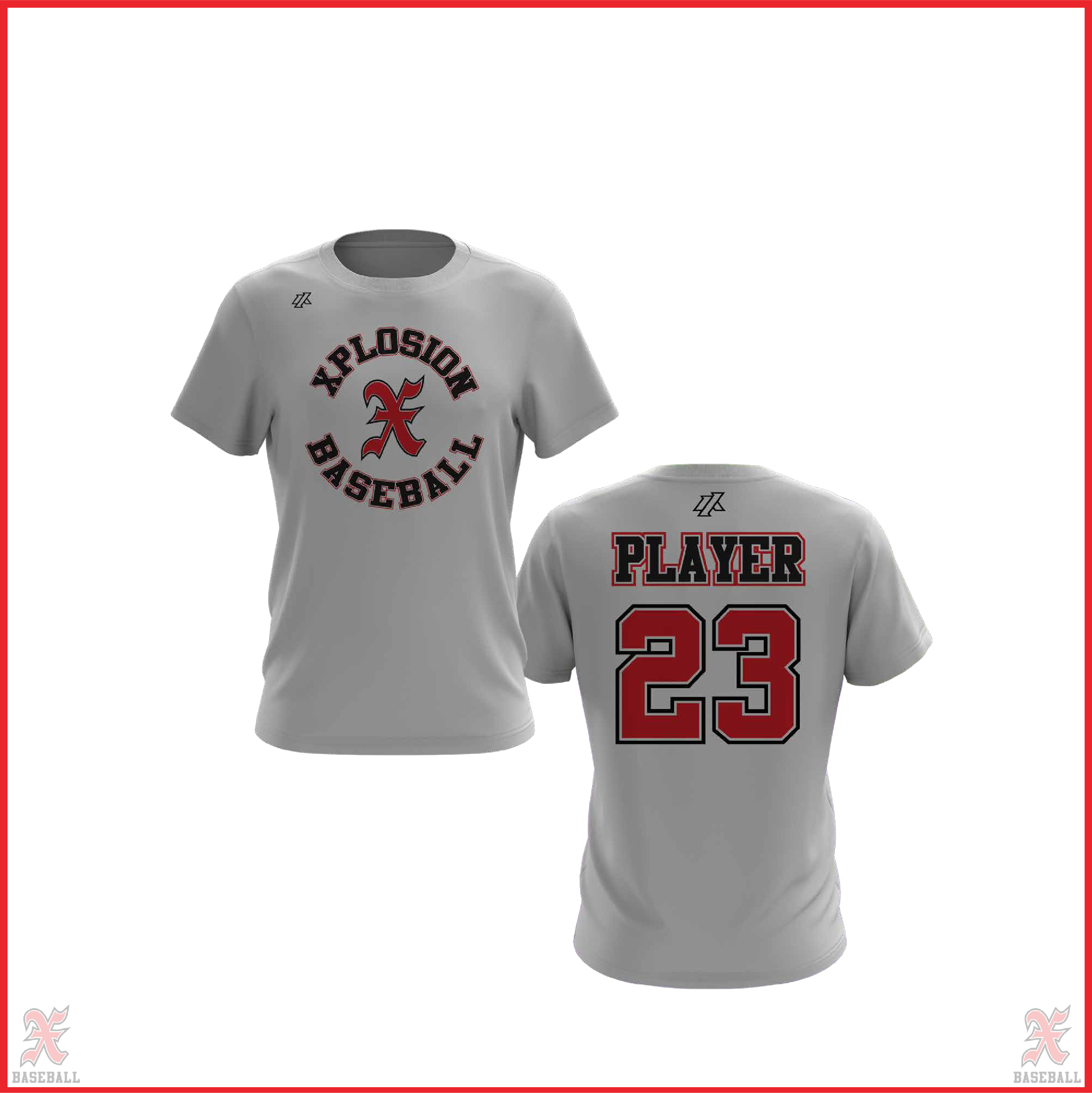 Buchko 9U Grey Practice Shirt