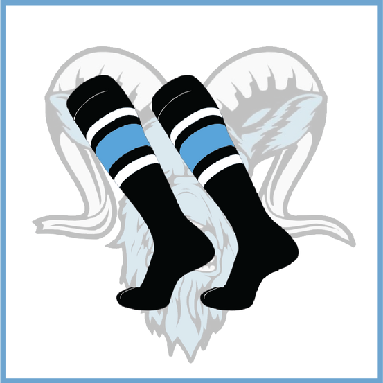Billy Goats 2037 Black Striped Custom Socks