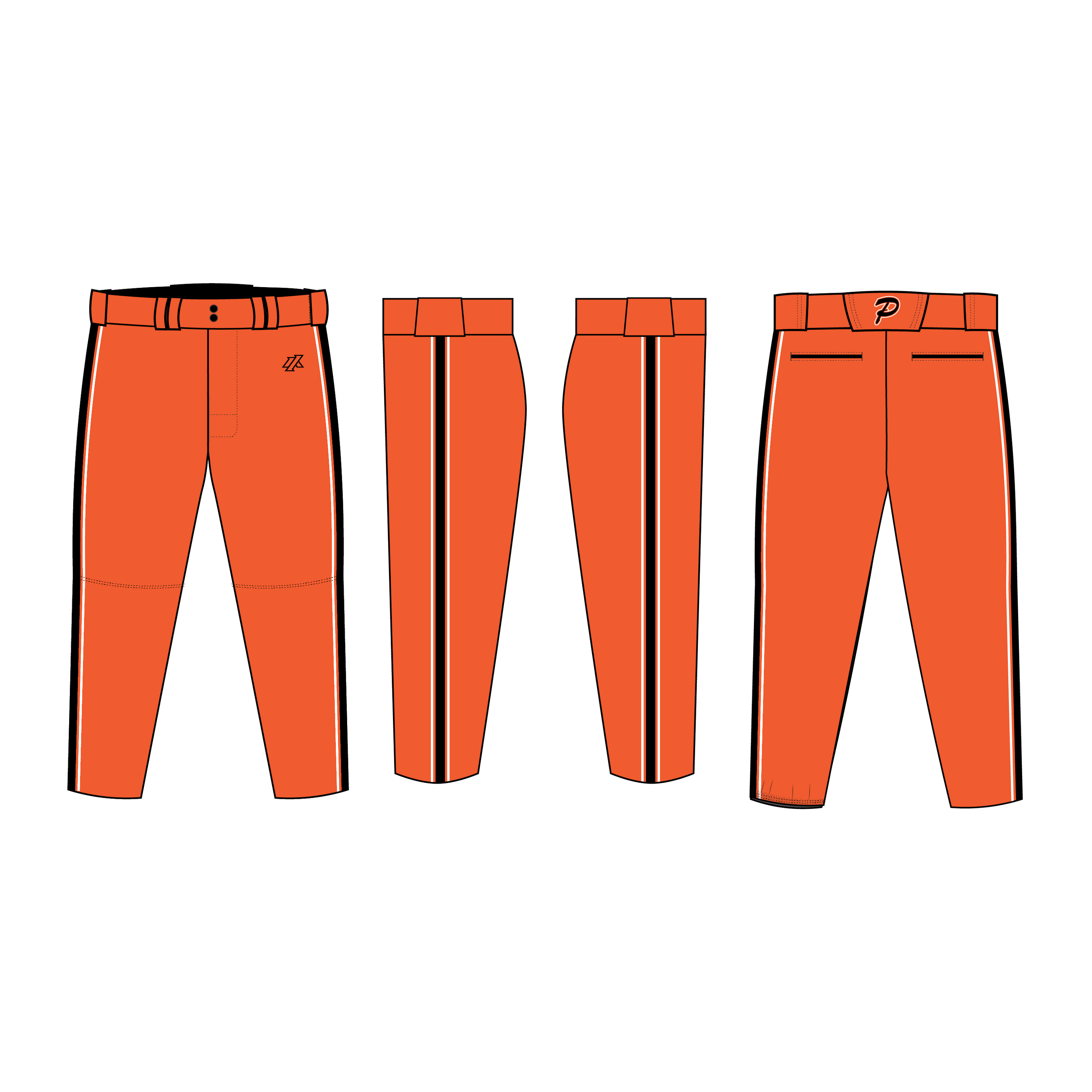 DeFerdinando 10U Fall 2026 Orange Pants/Knickers