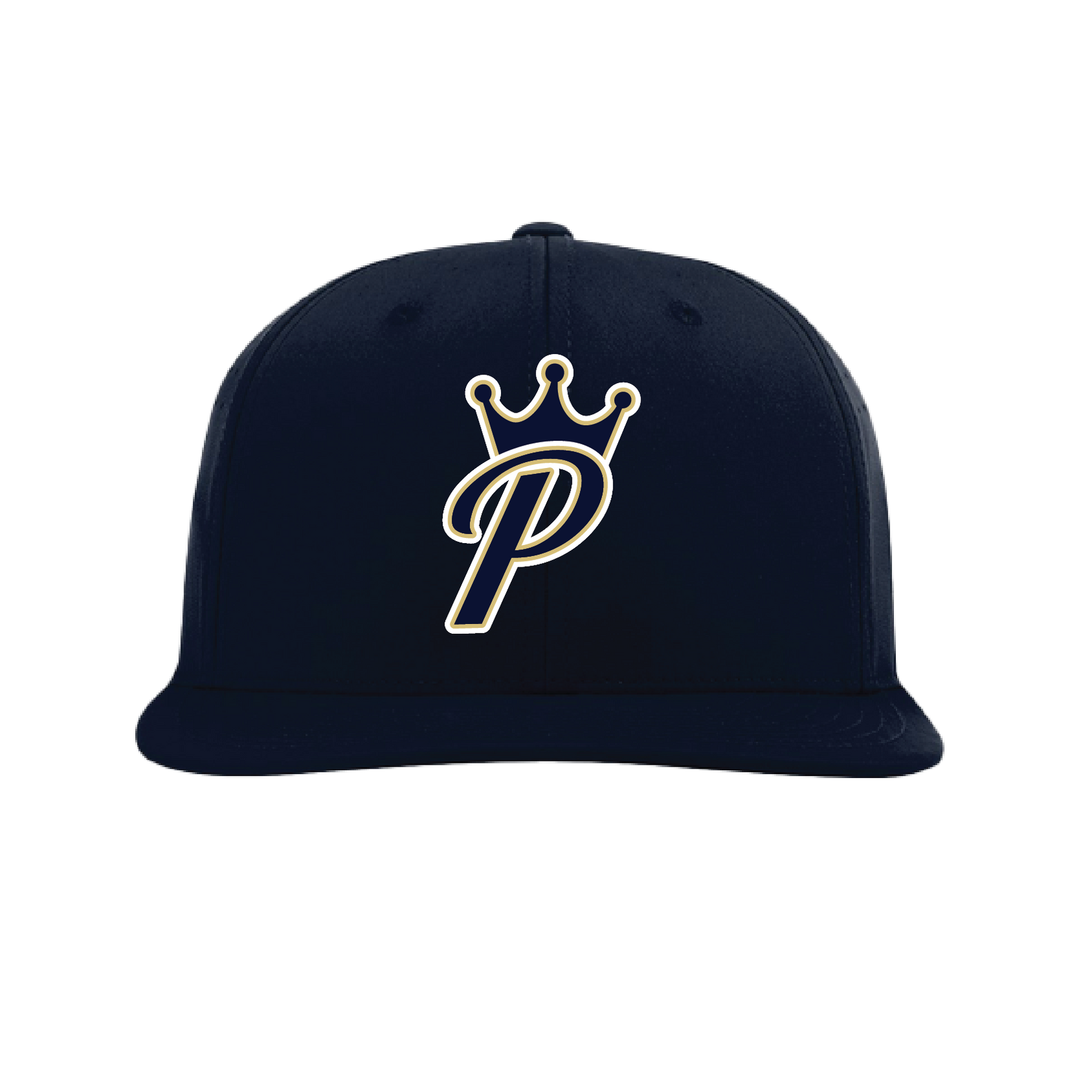 Prospects Baseball Navy Team - Script P Logo Navy Fitted Hat