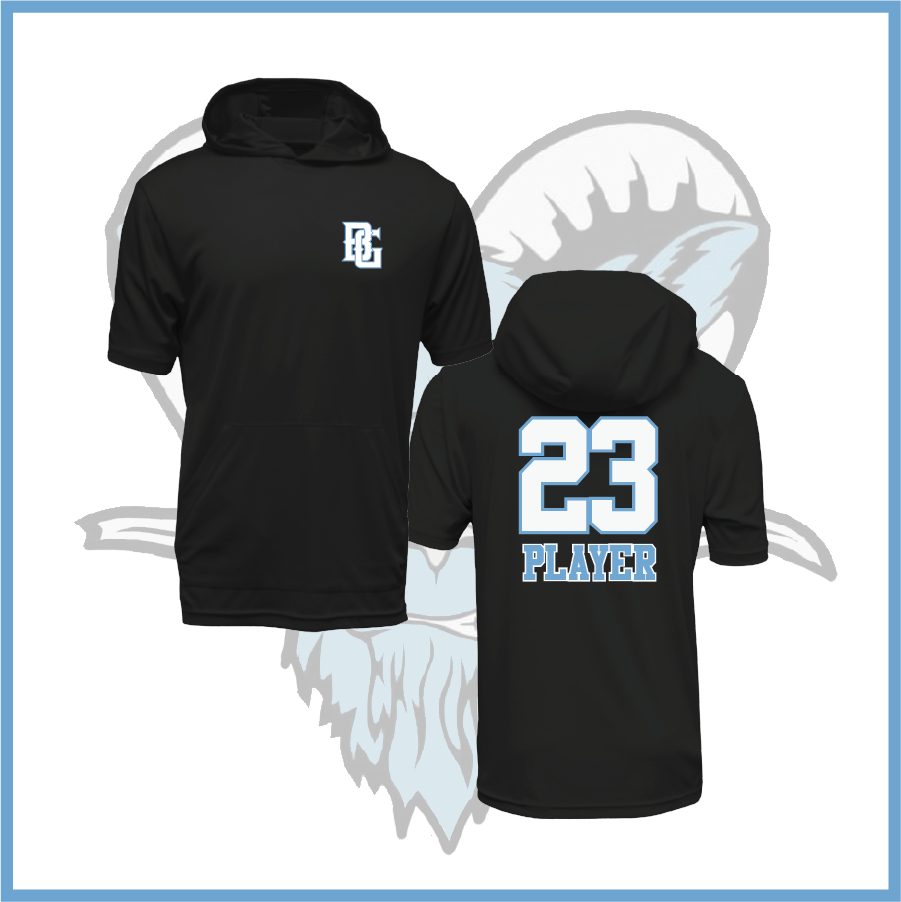 Billy Goats 2037 BG Logo Short Sleeve Lightweight Hoodie