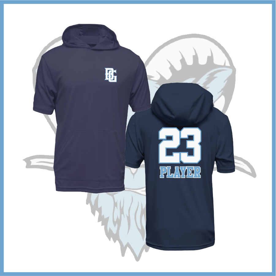 Billy Goats 2037 BG Logo Short Sleeve Lightweight Hoodie