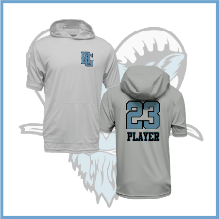 Billy Goats 2037 BG Logo Short Sleeve Lightweight Hoodie