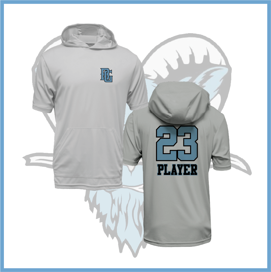 Billy Goats 2037 BG Logo Short Sleeve Lightweight Hoodie