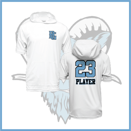 Billy Goats 2037 BG Logo Short Sleeve Lightweight Hoodie
