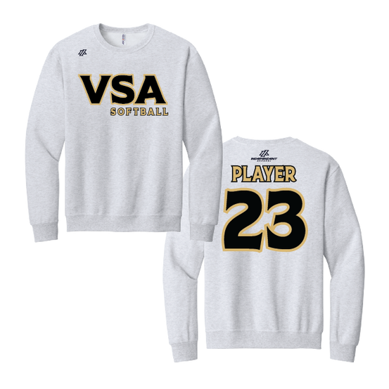 Buzzell 14U VSA Softball Logo Cotton Crewneck Sweatshirt