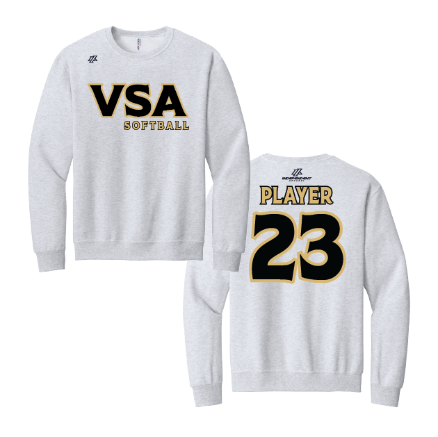 Buzzell 14U VSA Softball Logo Cotton Crewneck Sweatshirt