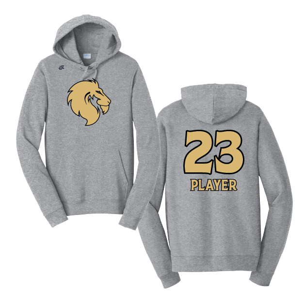 Buzzell 14U Lion Head Logo Cotton/Poly Sweatshirt Hoodie