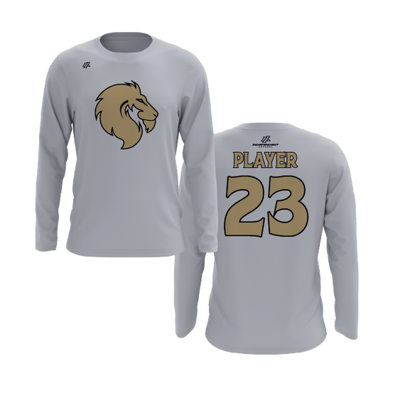 Buzzell 14U Lion Head Logo Long Sleeve Shirt