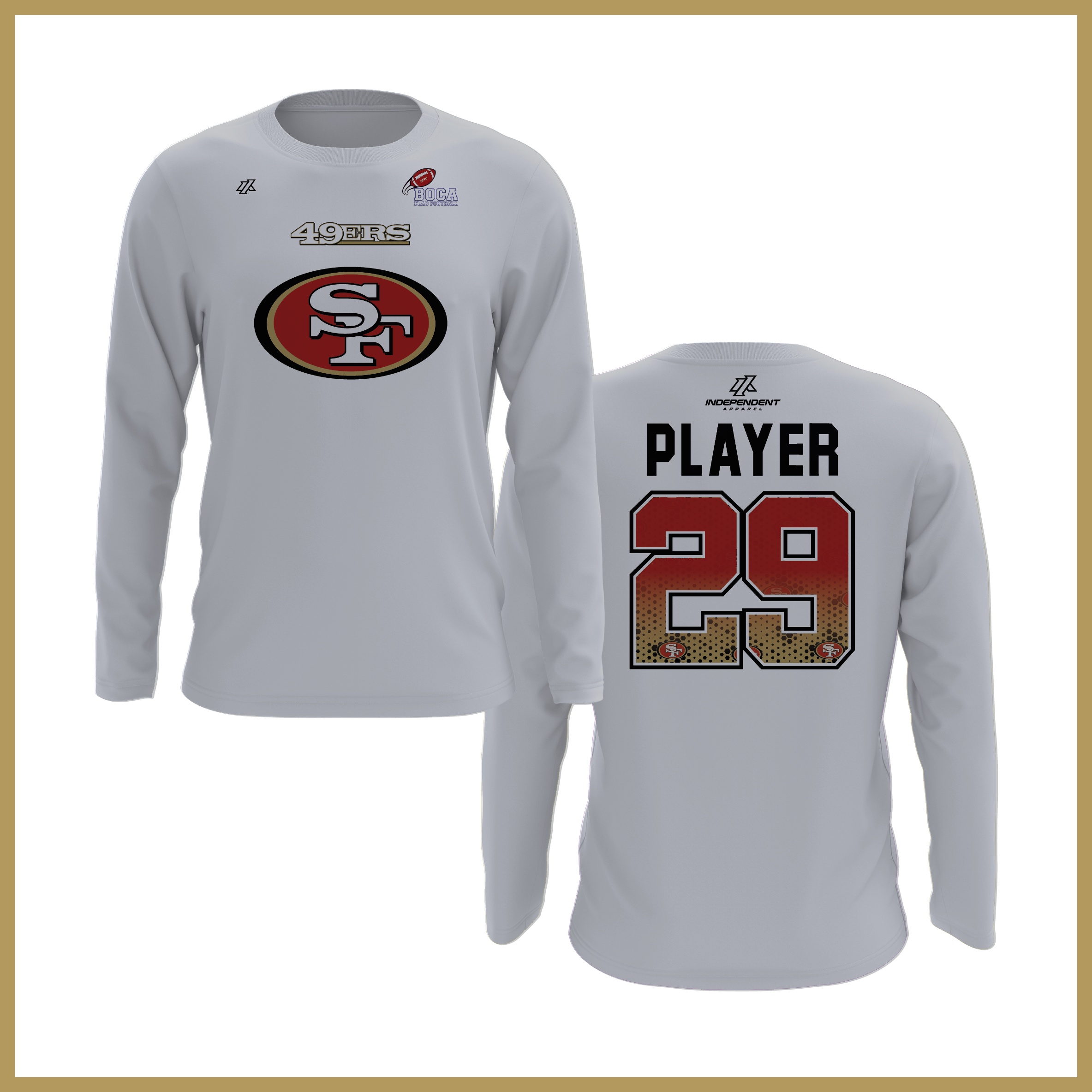 BFFC Fall '25 49ers Logo Long Sleeve Shirt