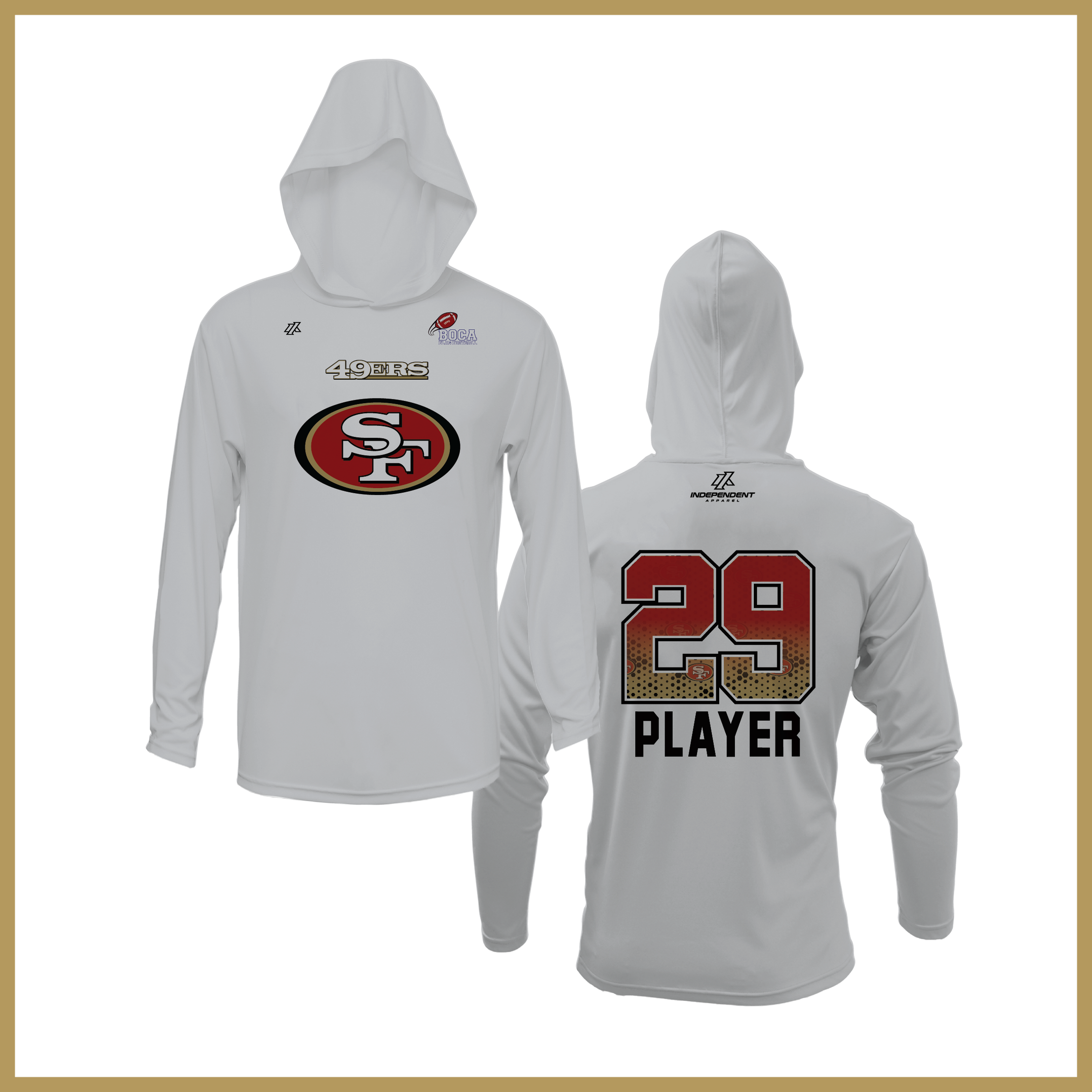 BFFC Fall '25 49ers Logo Lightweight Hoodie