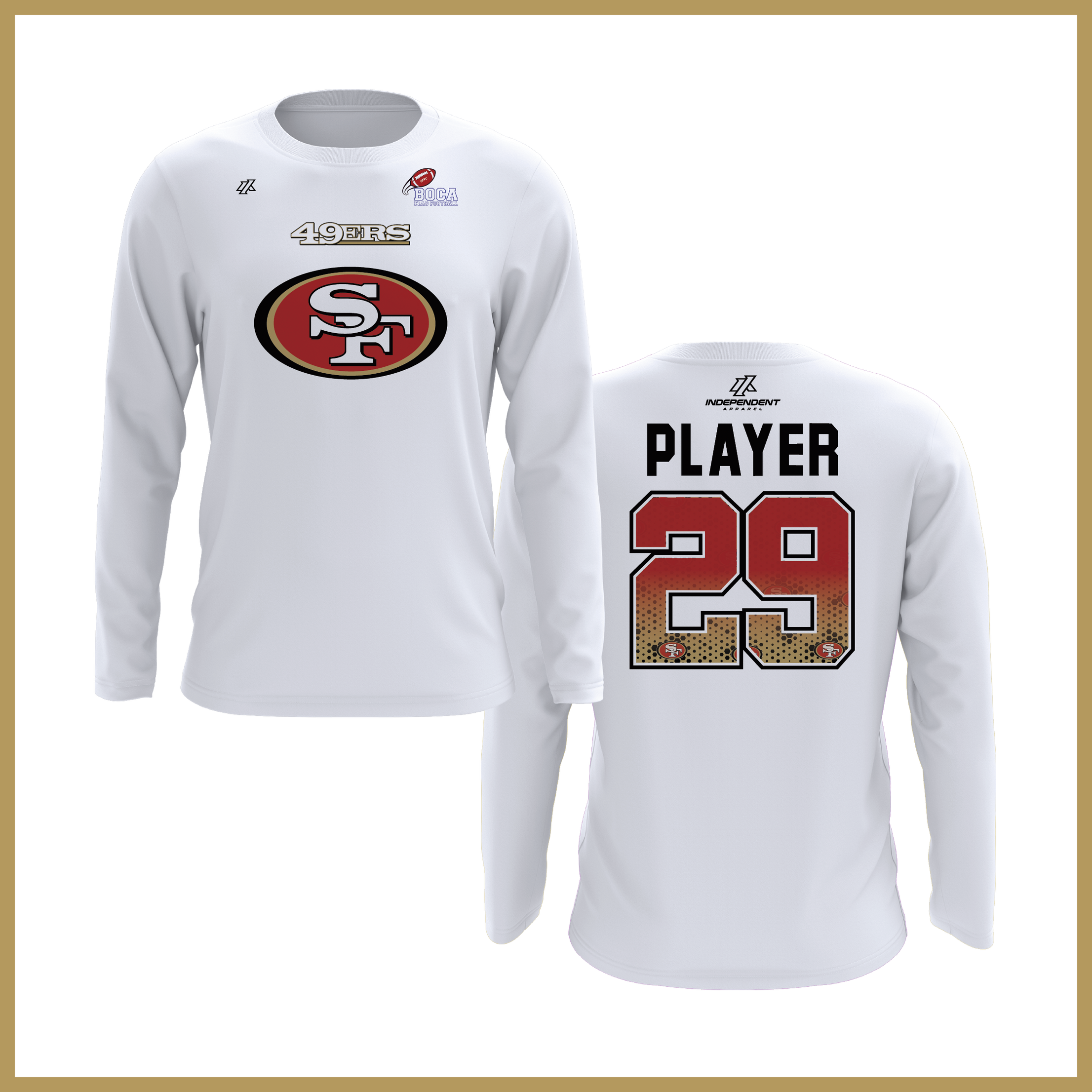 BFFC Fall '25 49ers Logo Long Sleeve Shirt