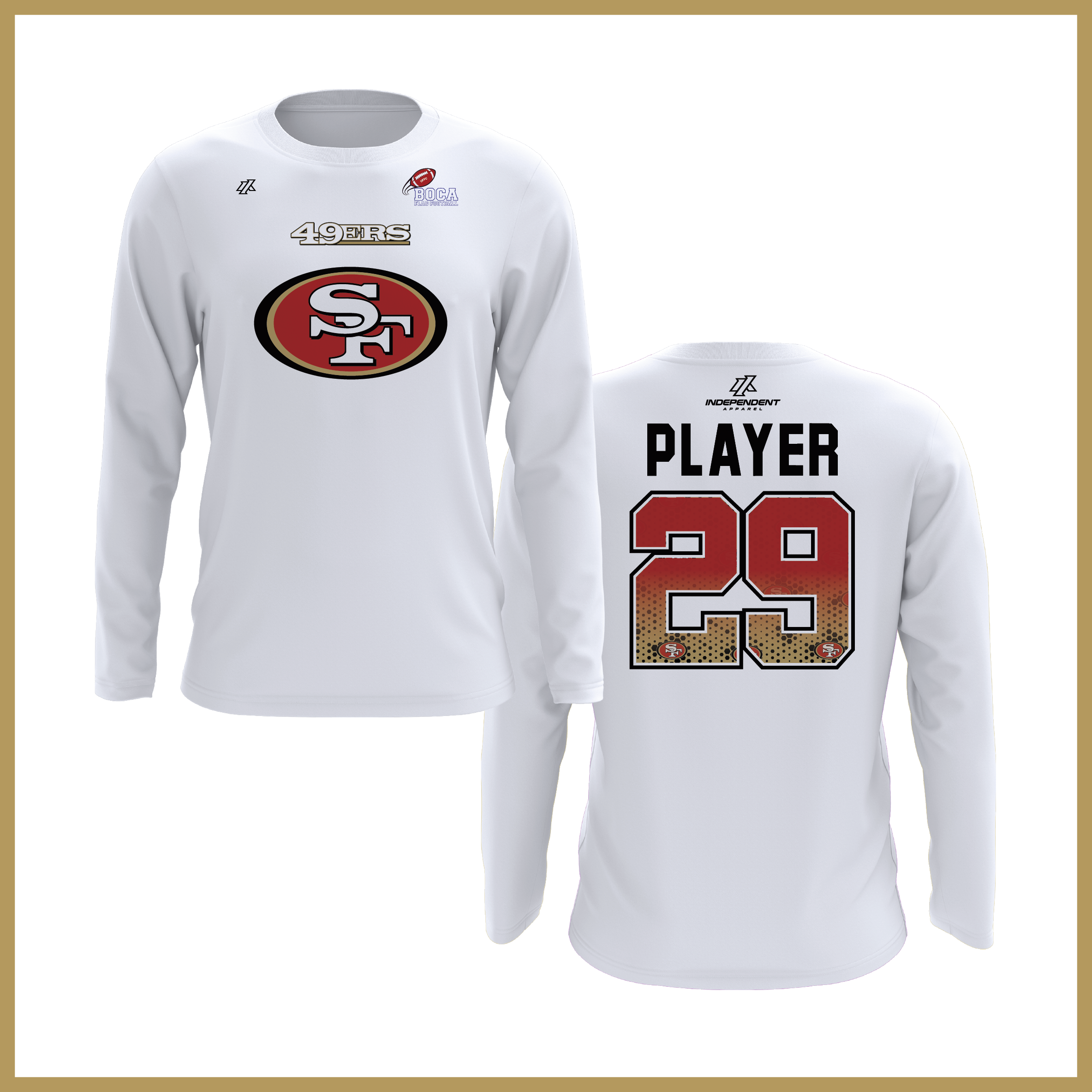 BFFC Fall '25 49ers Logo Long Sleeve Shirt