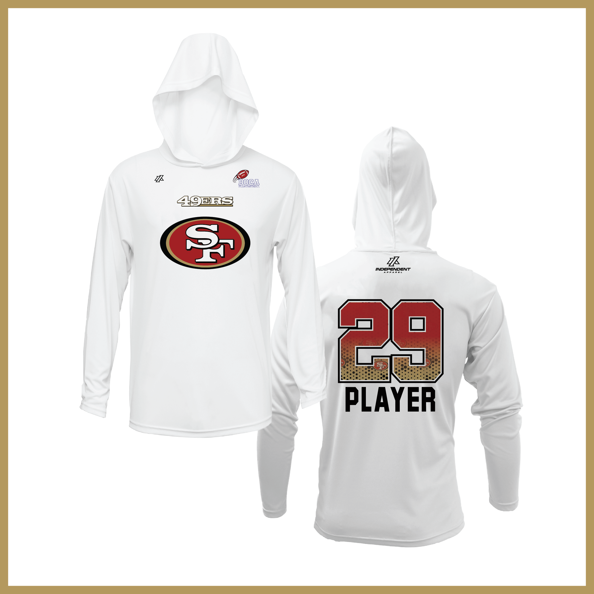BFFC Fall '25 49ers Logo Lightweight Hoodie