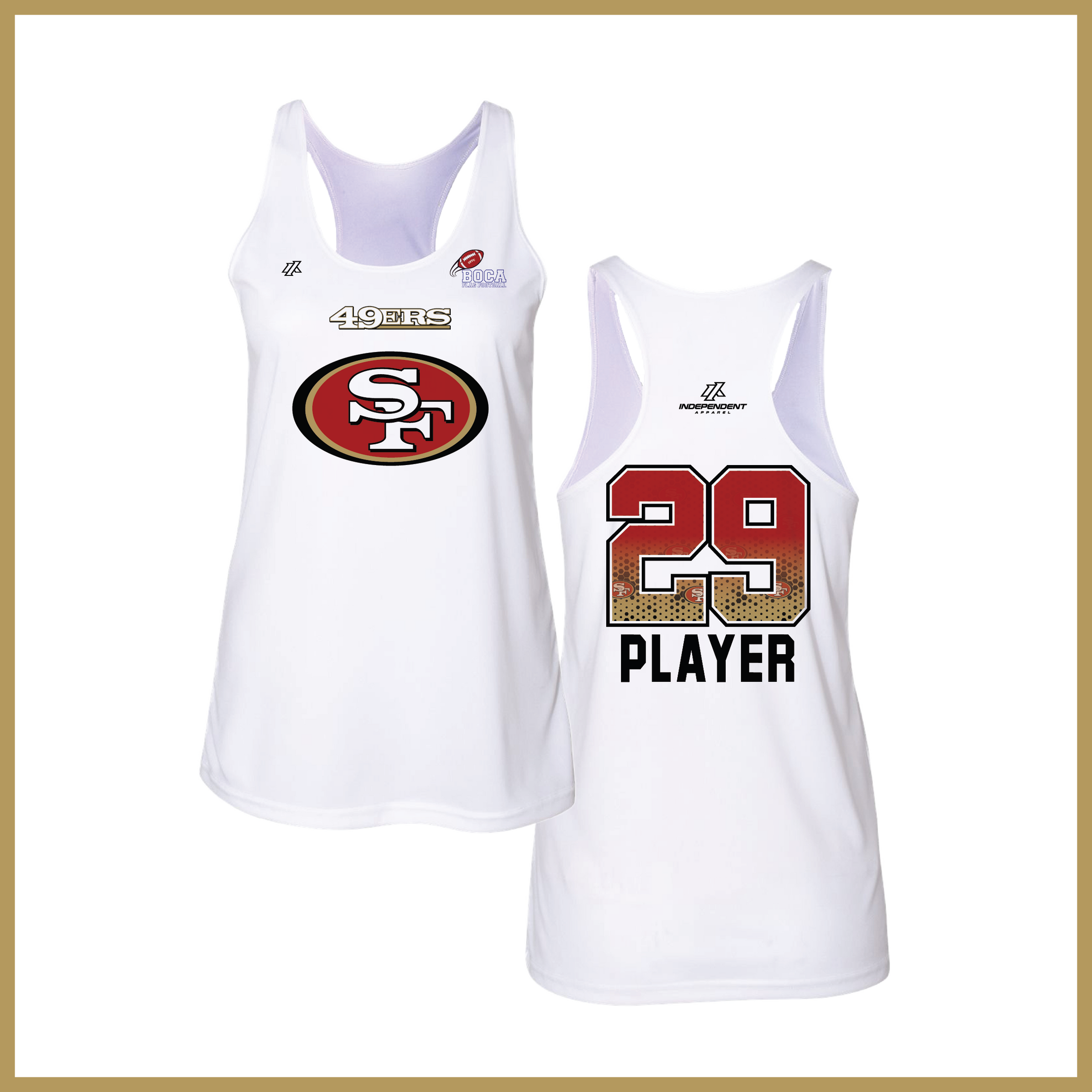 BFFC Fall '25 49ers Logo Women's Tank Top