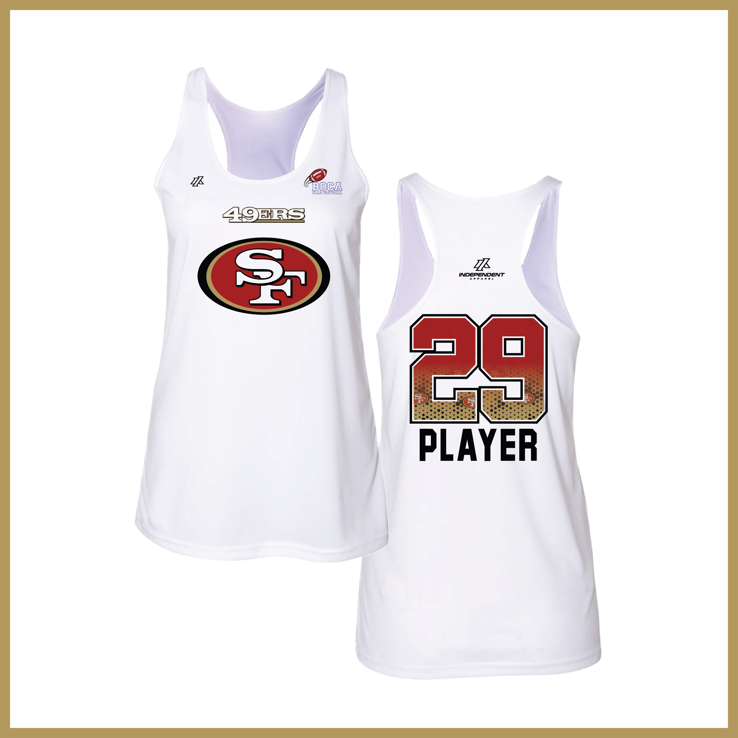 BFFC Fall '25 49ers Logo Women's Tank Top