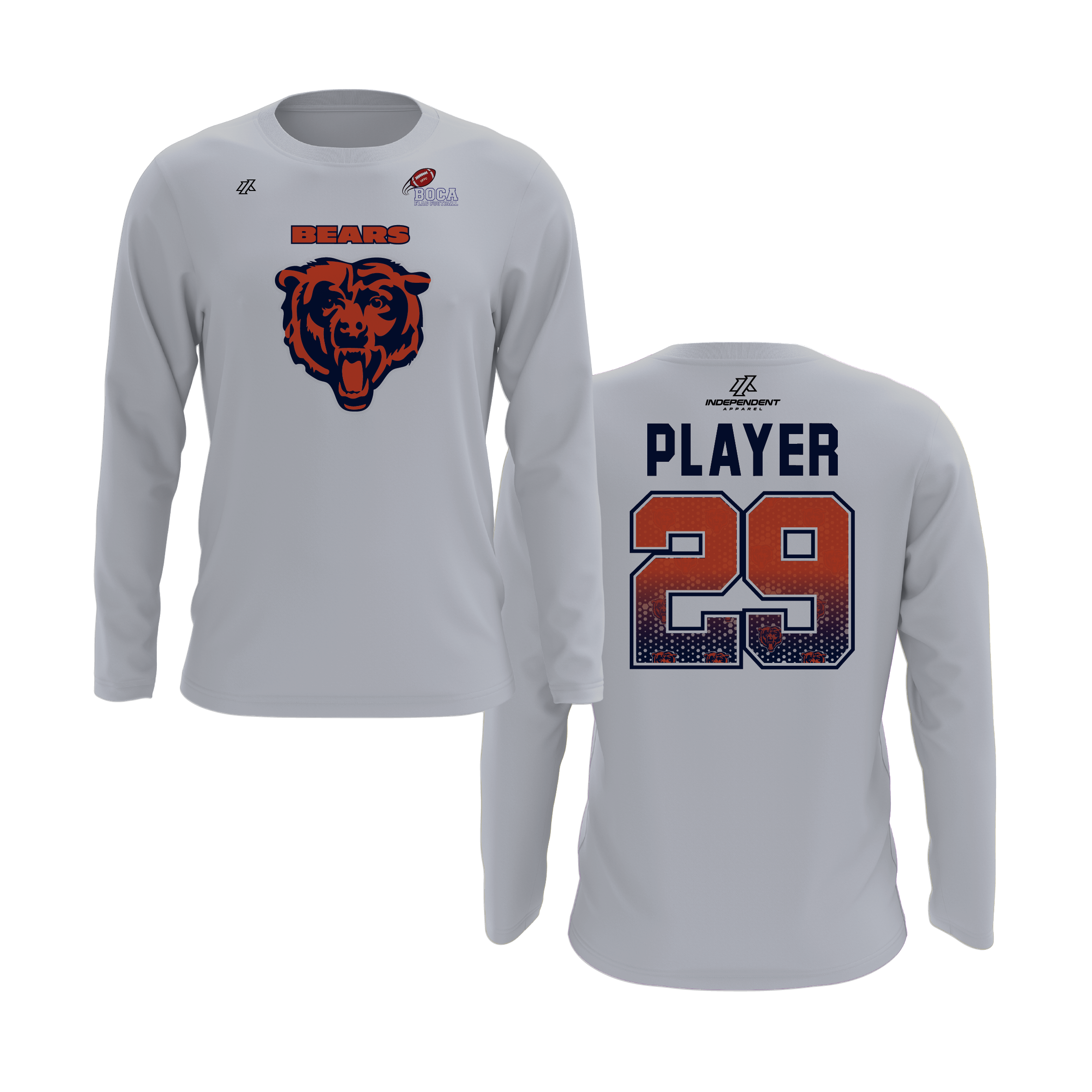 BFFC Fall '25 Bears Mascot Long Sleeve Shirt