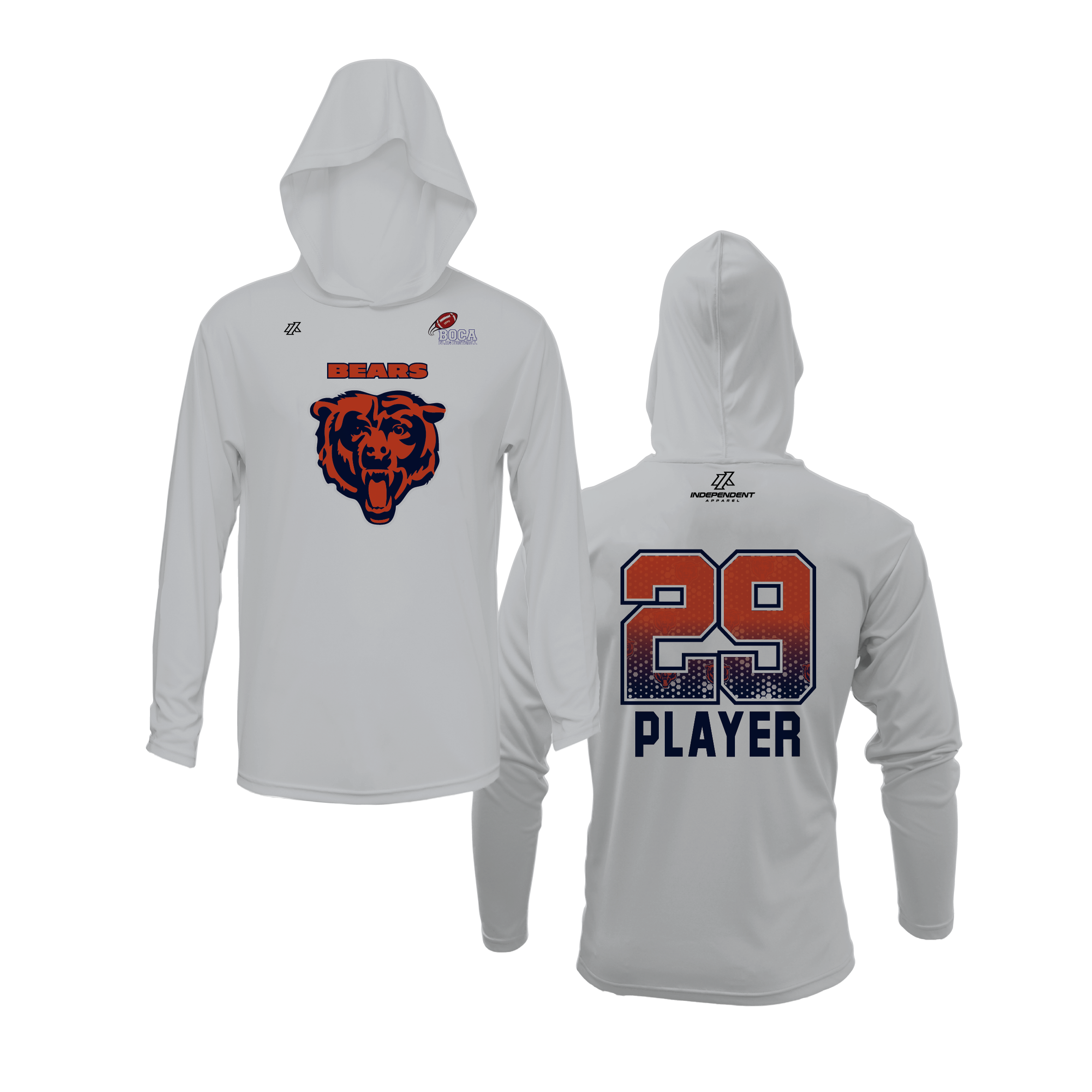 BFFC Fall '25 Bears Mascot Lightweight Hoodie