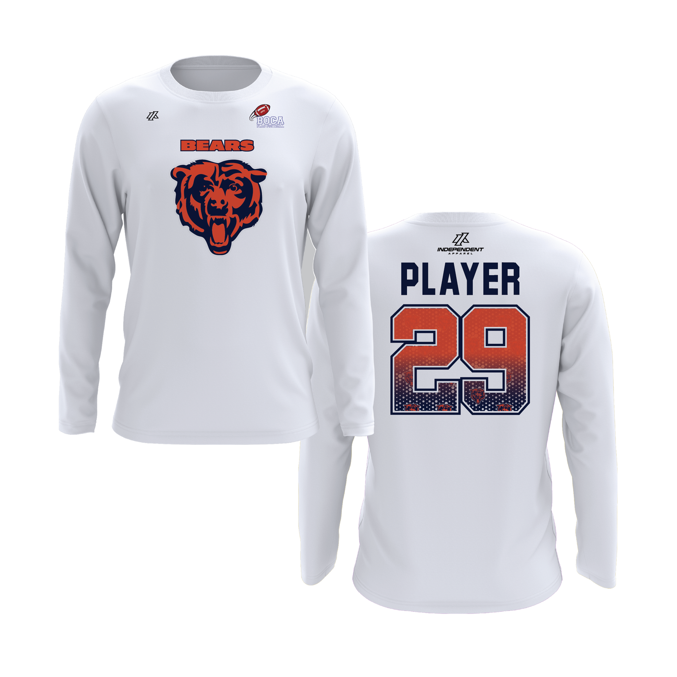 BFFC Fall '25 Bears Mascot Long Sleeve Shirt
