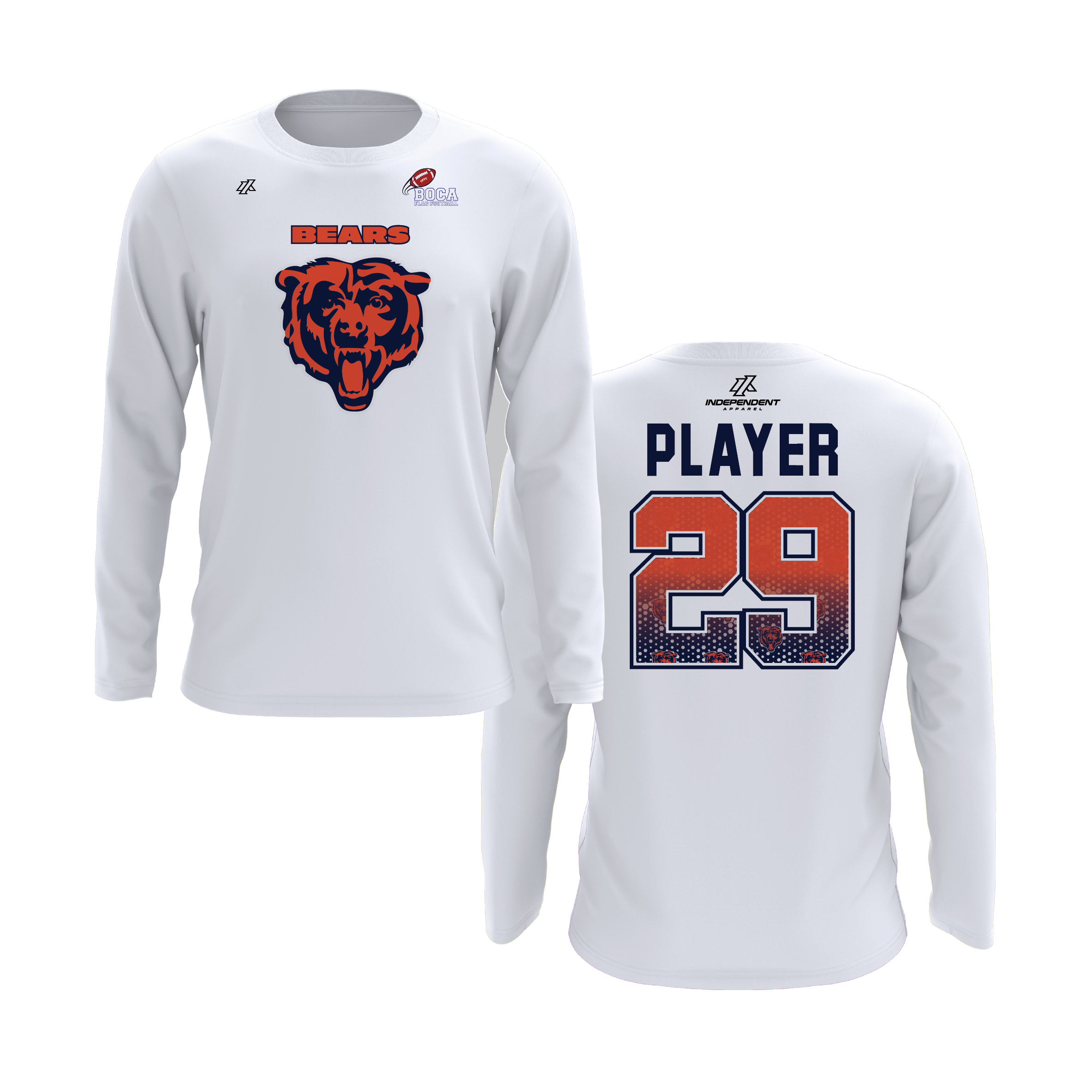 BFFC Fall '25 Bears Mascot Long Sleeve Shirt