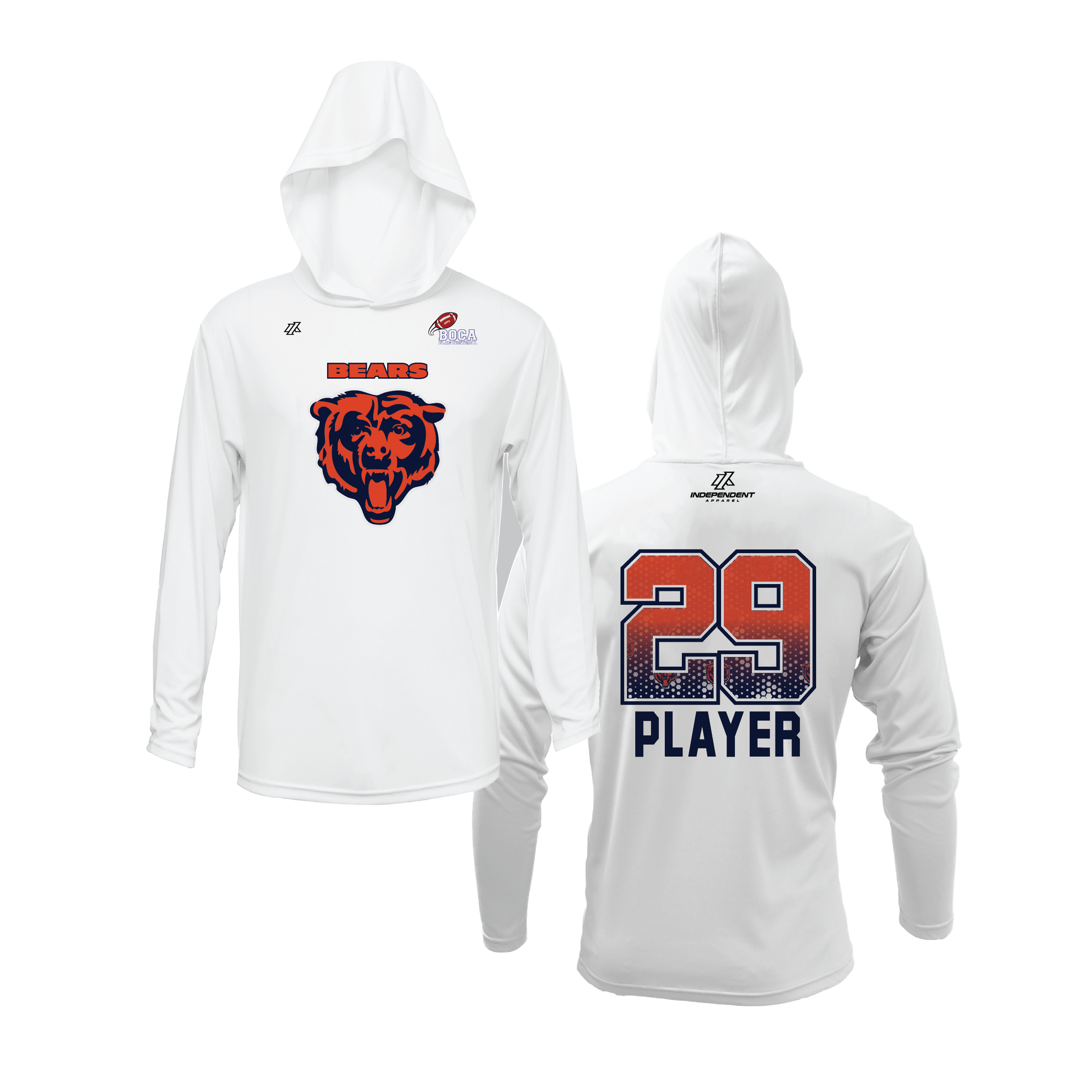 BFFC Fall '25 Bears Mascot Lightweight Hoodie