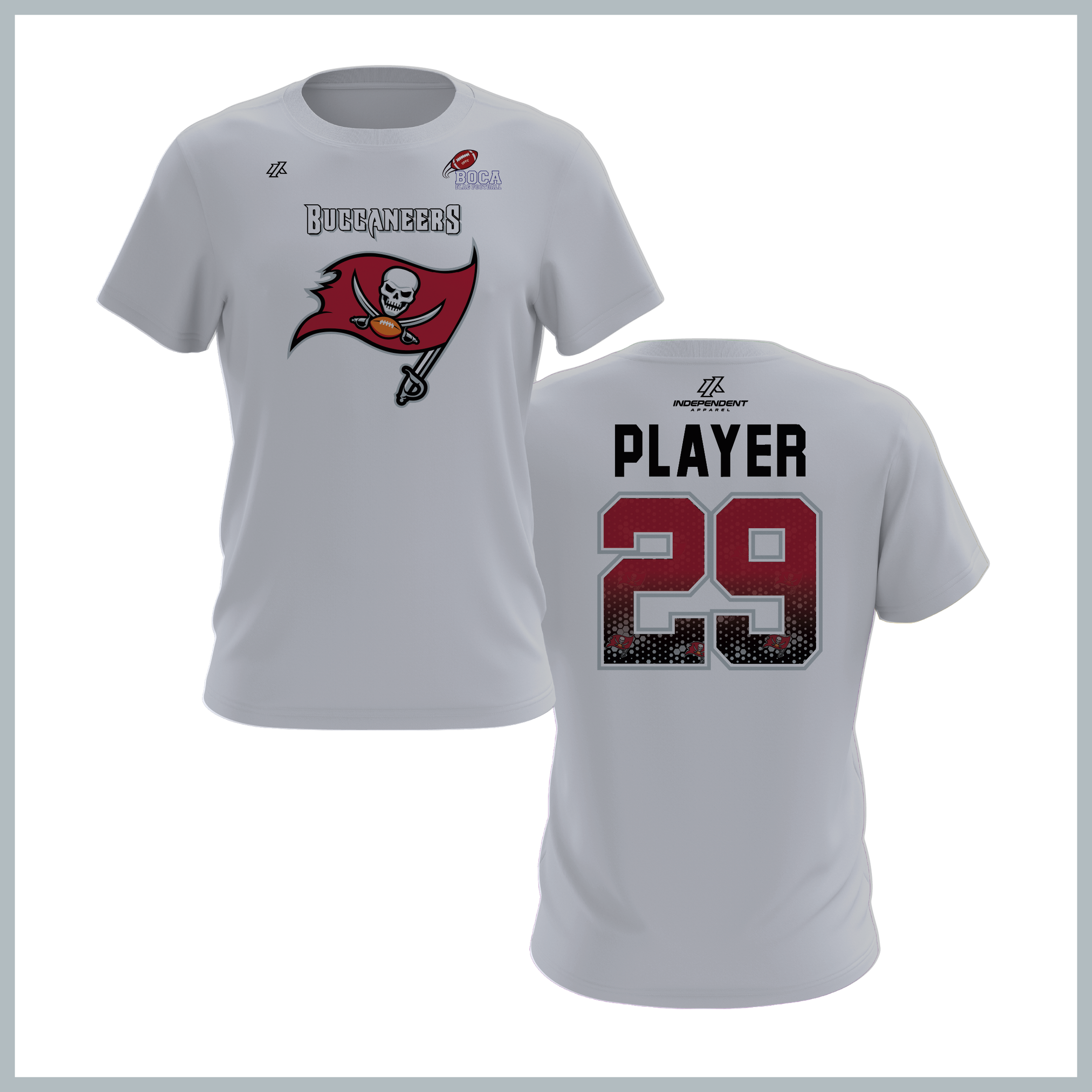 BFFC Fall '25 Buccaneers Mascot Short Sleeve Shirt