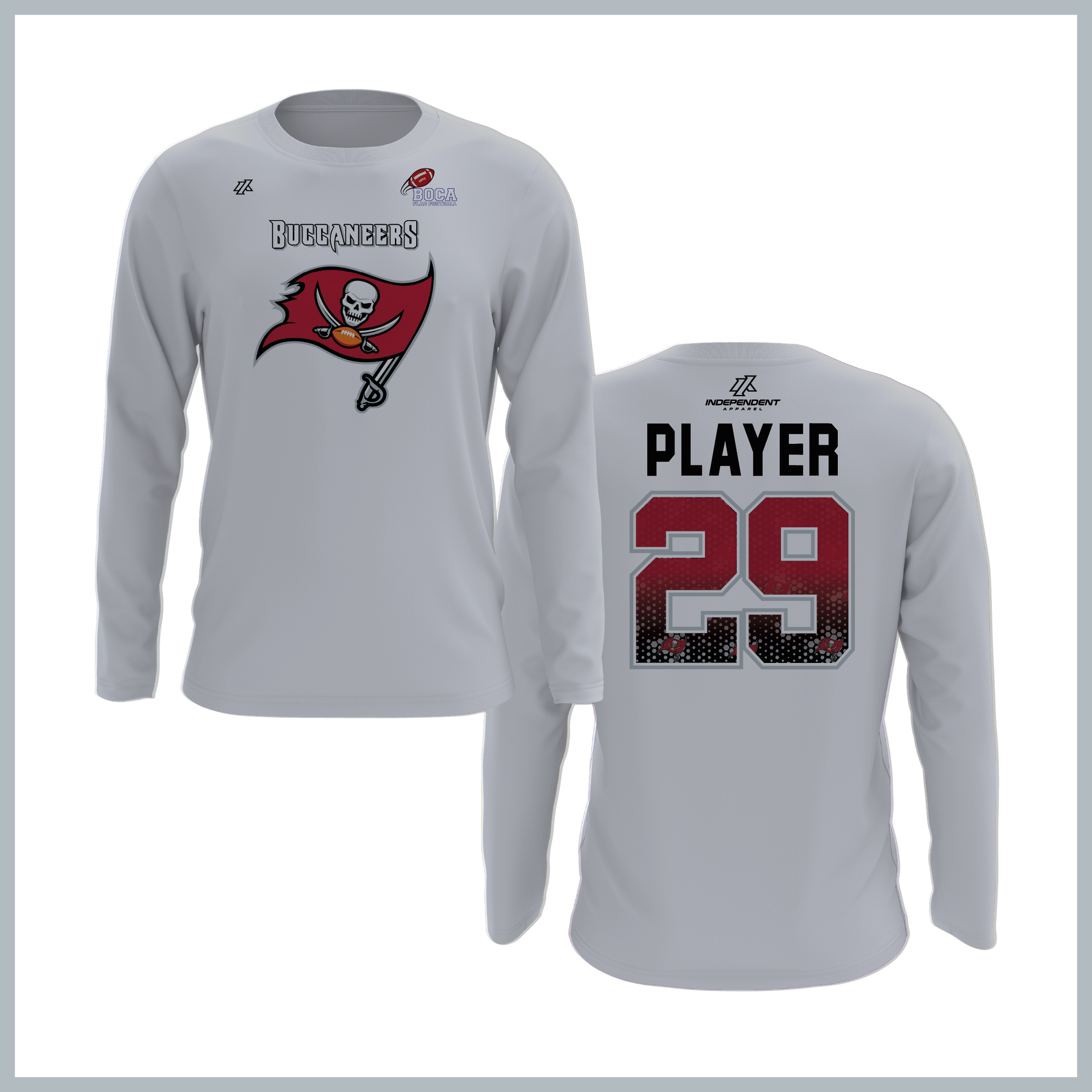 BFFC Fall '25 Buccaneers Mascot Long Sleeve Shirt