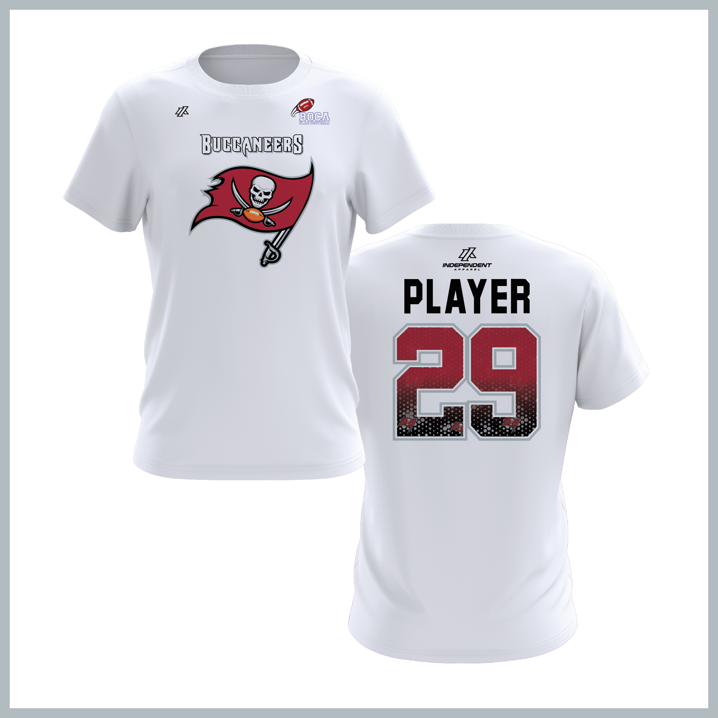 BFFC Fall '25 Buccaneers Mascot Short Sleeve Shirt